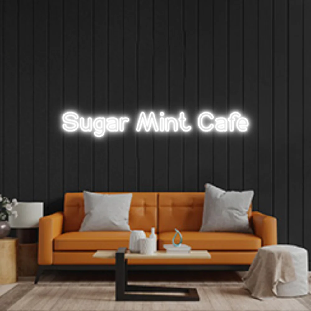 Custom Neon: Sugar Mint Cafe