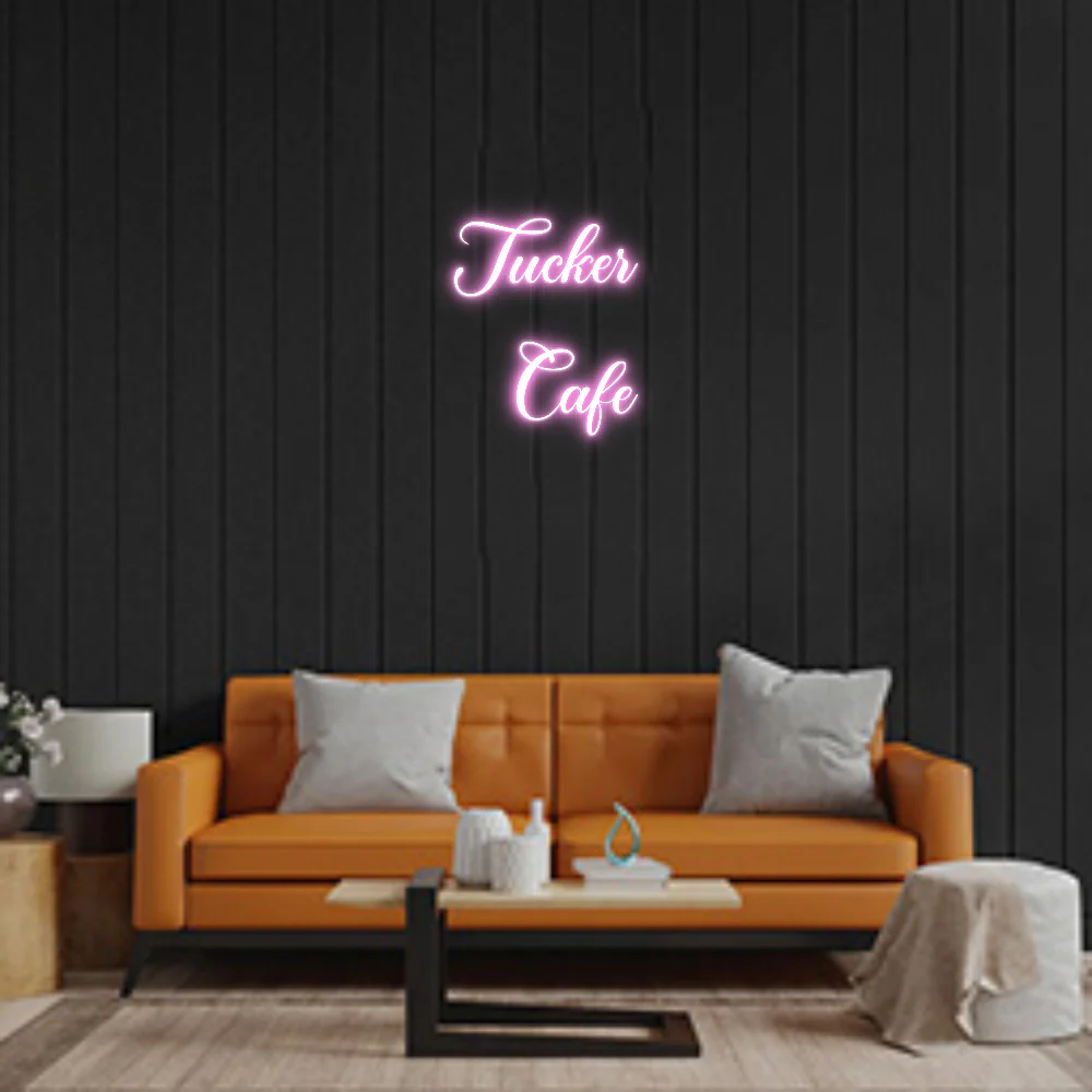 Custom Neon: Tucker 
Cafe
