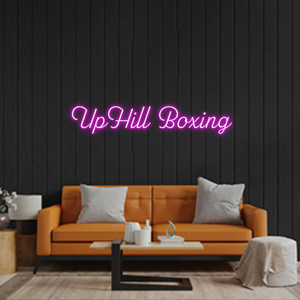 Custom Neon: UpHill Boxing
