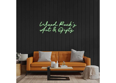 Custom Neon: Wood Rock's
...