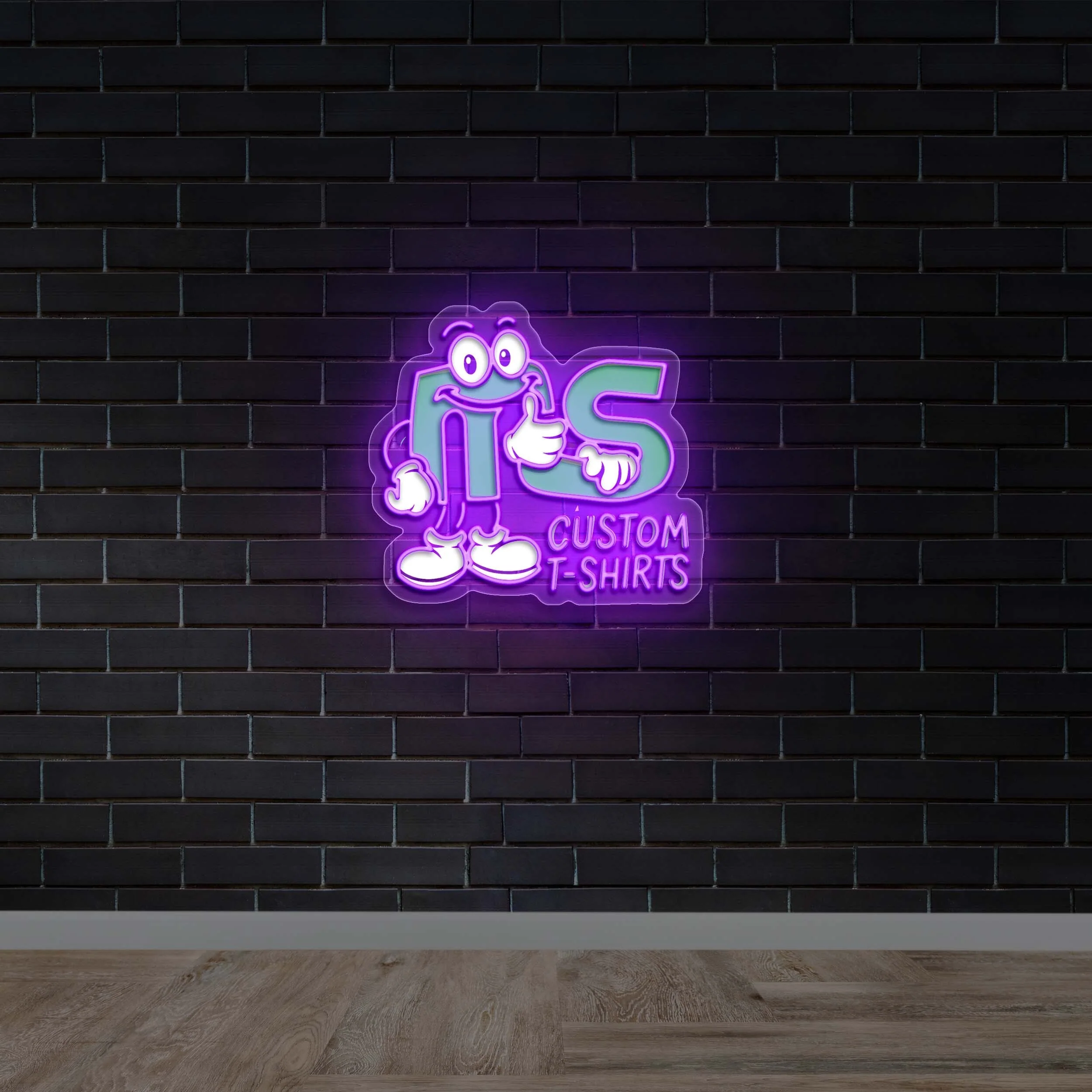 Custom T-Shirts - Premium Neon Artwork
