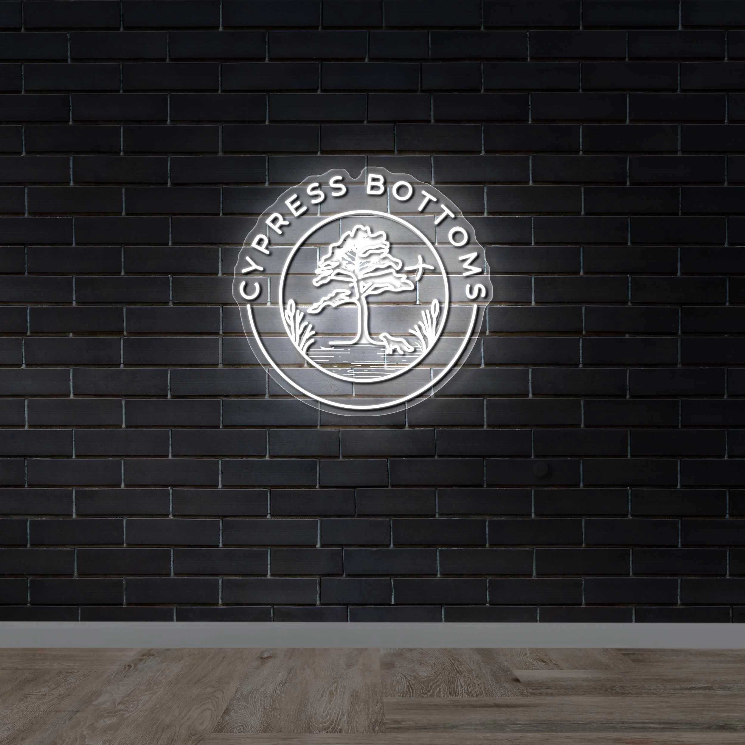 CYPRESS BOTTOMS - Premium Neon Artwork