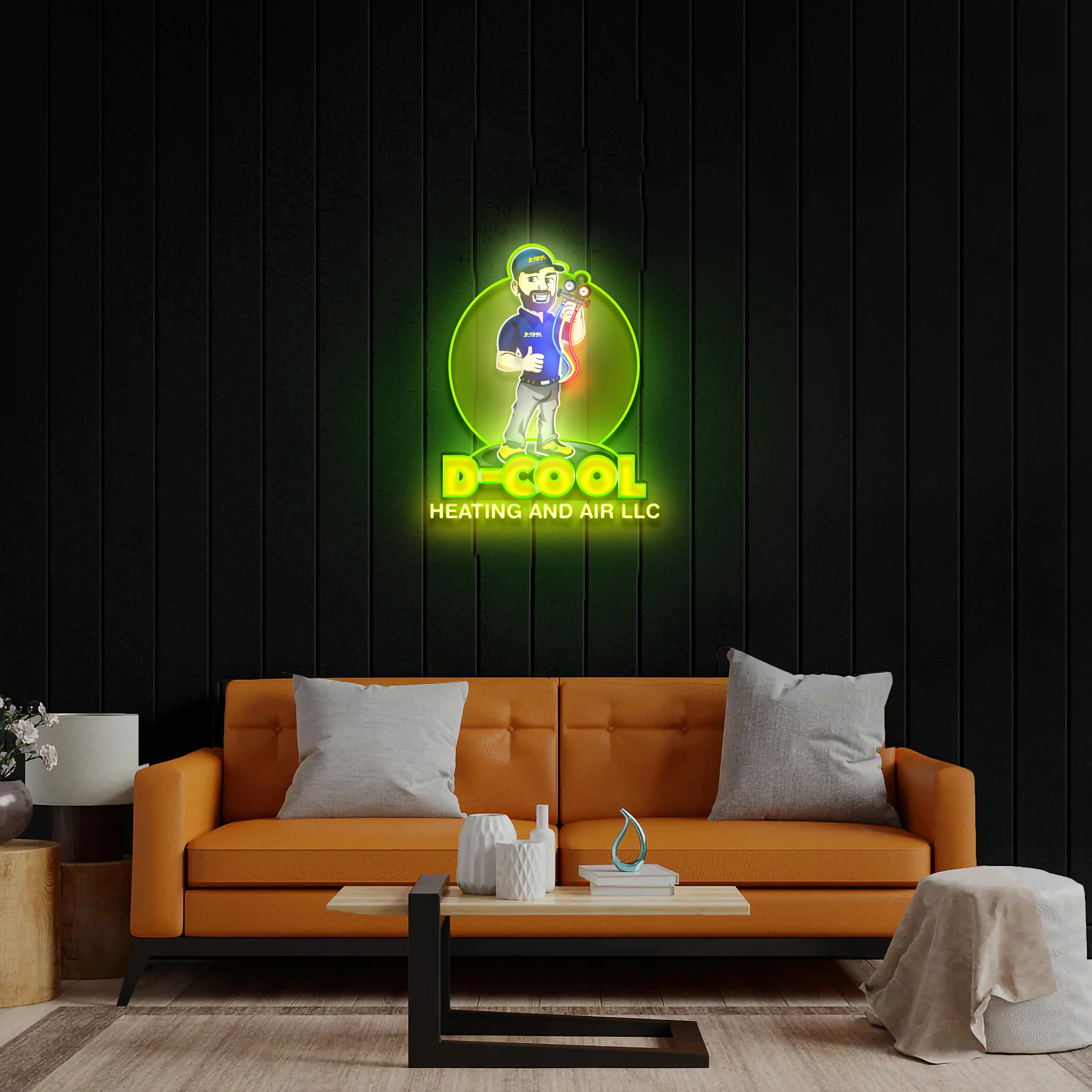 D-COOL - Premium Neon Artwork