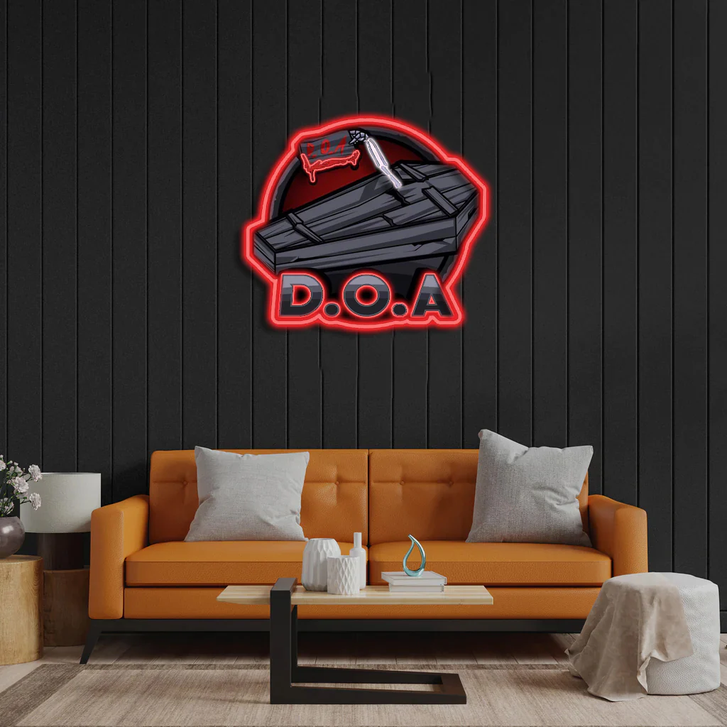 D.O.A. - Premium Neon Artwork