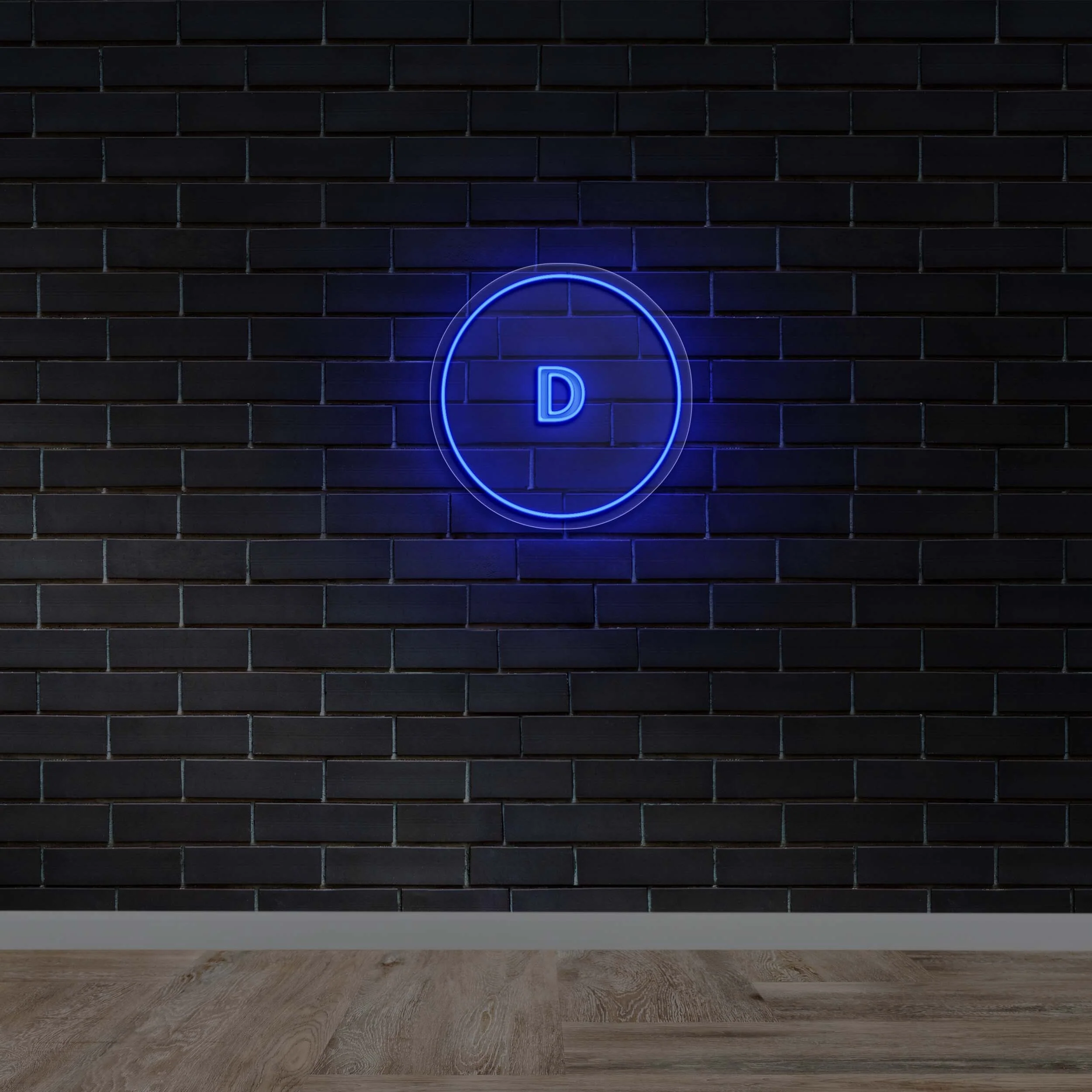 D - Premium Neon Artwork
