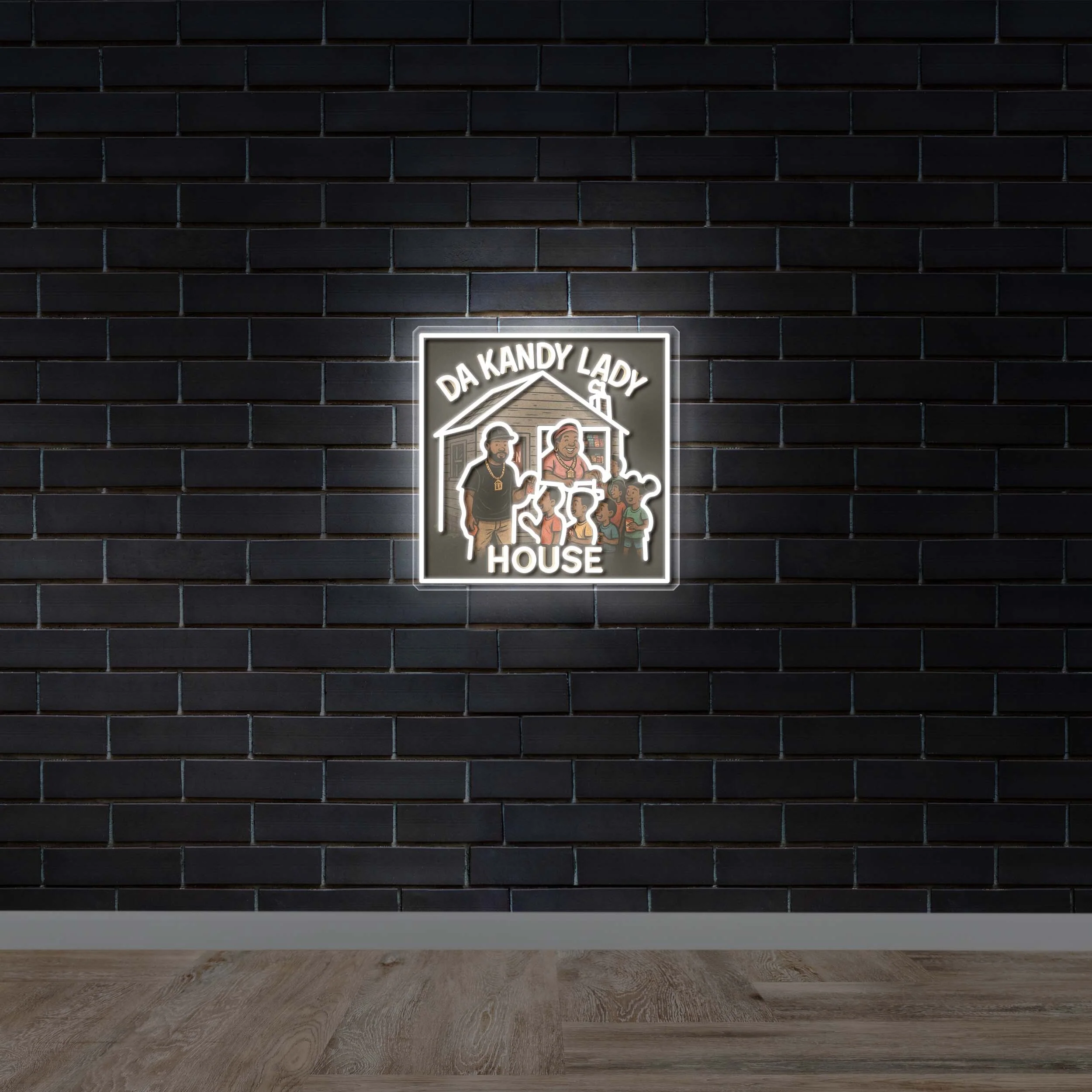 DA KANDY LADY HOUSE - Premium Neon Artwork