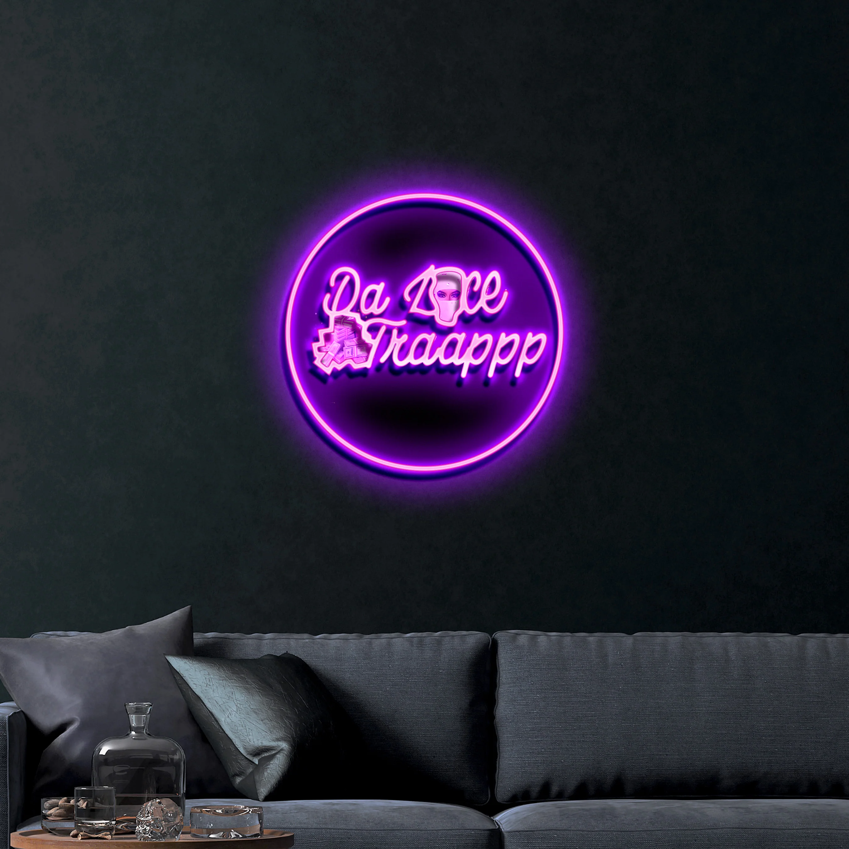 Da Lace Traappp – Premium Neon Artwork