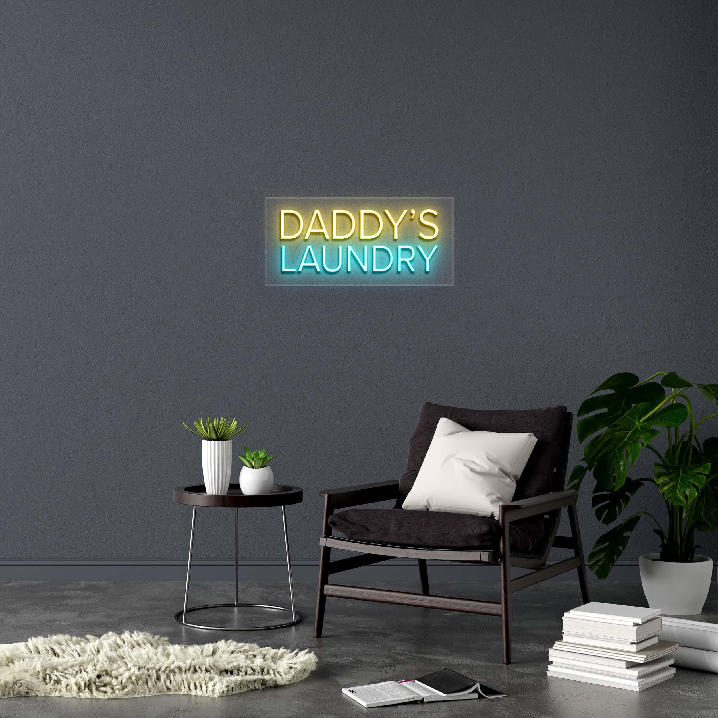 DADDY'S LAUNDRY - Premium Neon Artwork