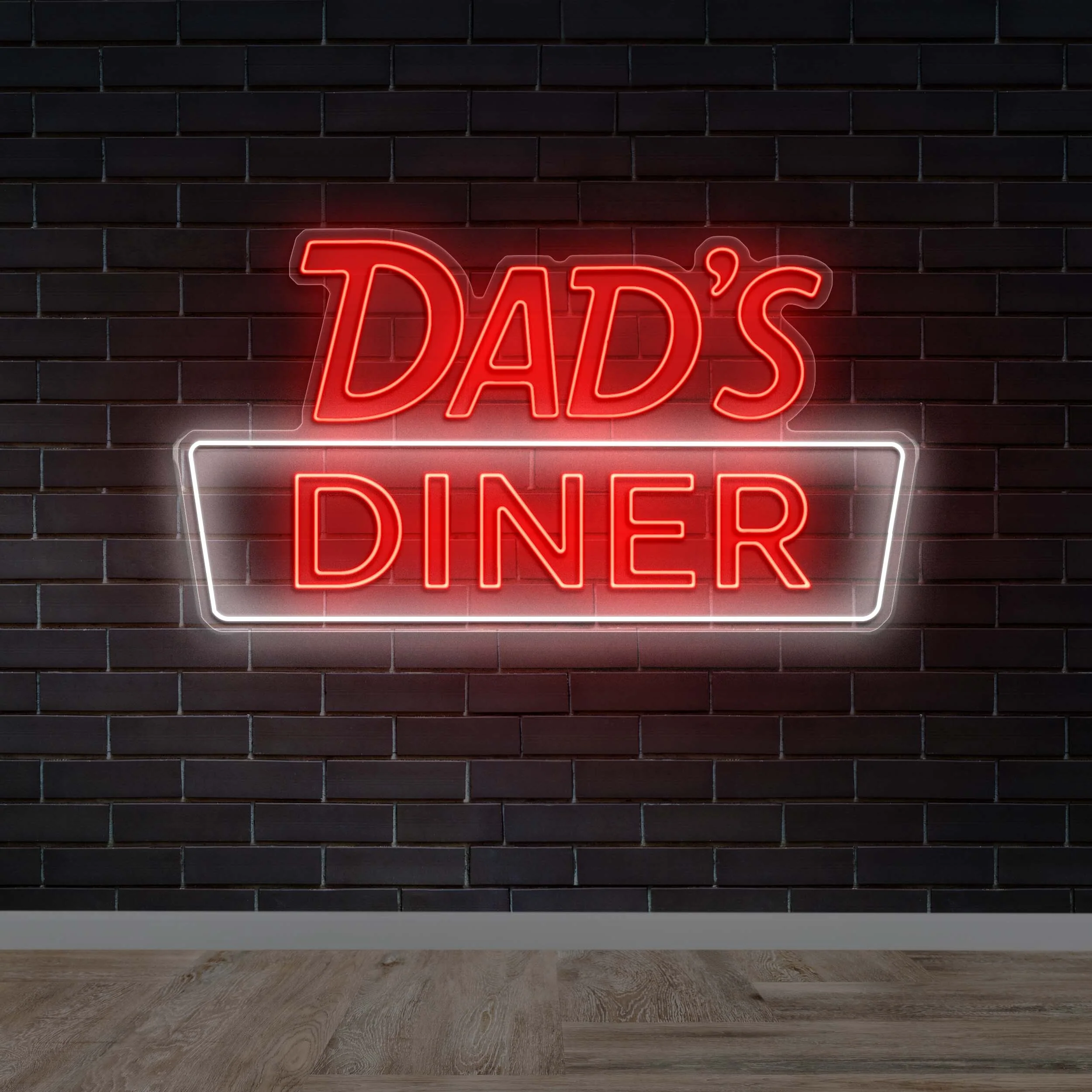 DAD'S DINER - Premium Neon Artwork