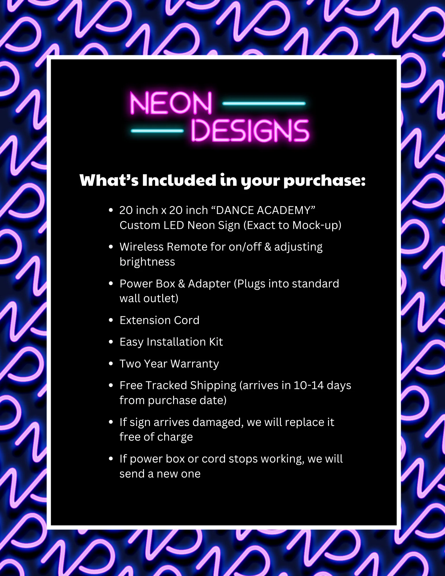 DANCE ACADEMY - Premium Neon Artwork - Image 2