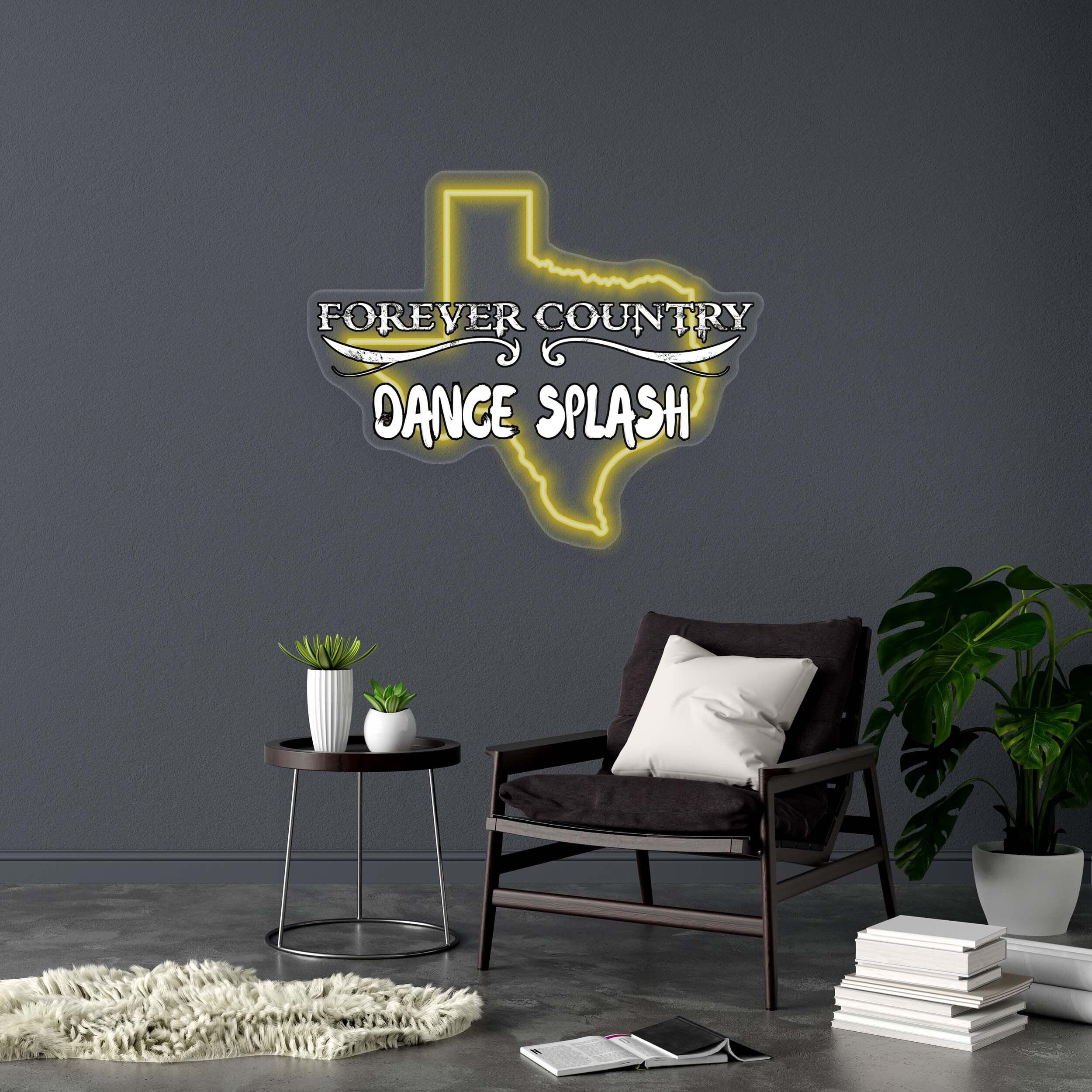 DANCE SPLASH - Premium Neon Artwork