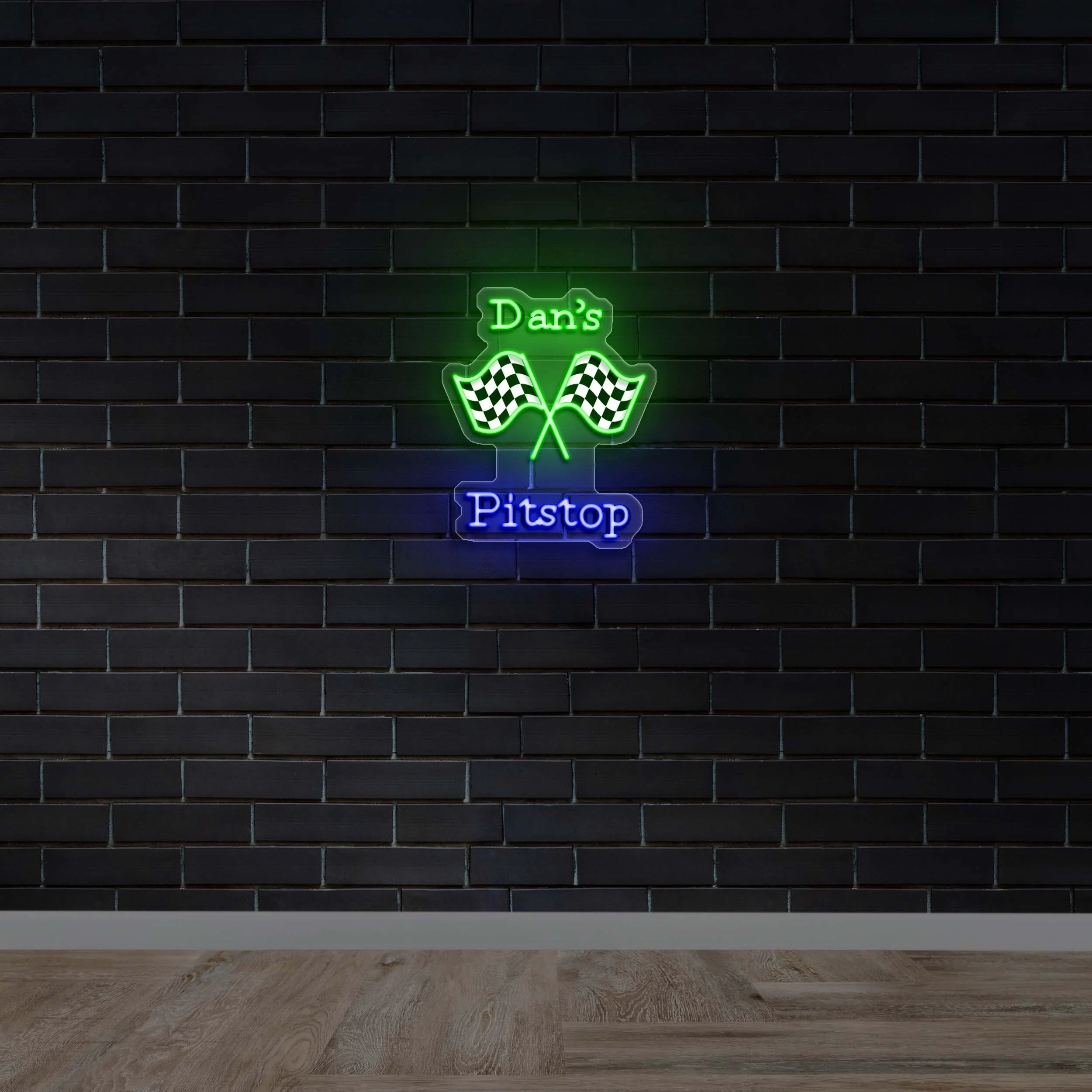 Dan's Pitstop - Premium Neon Artwork