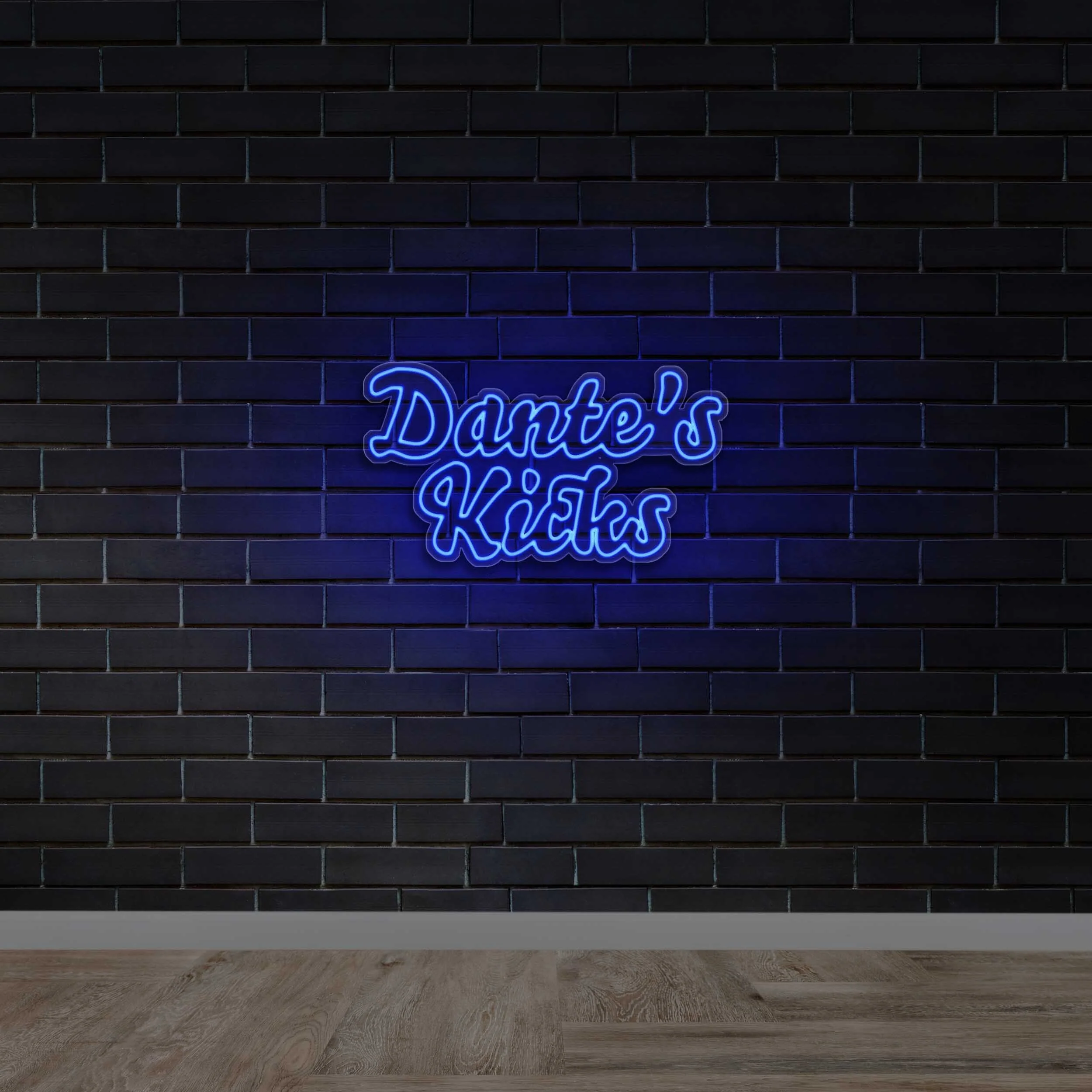 Dante's Kicks - Premium Neon Artwork