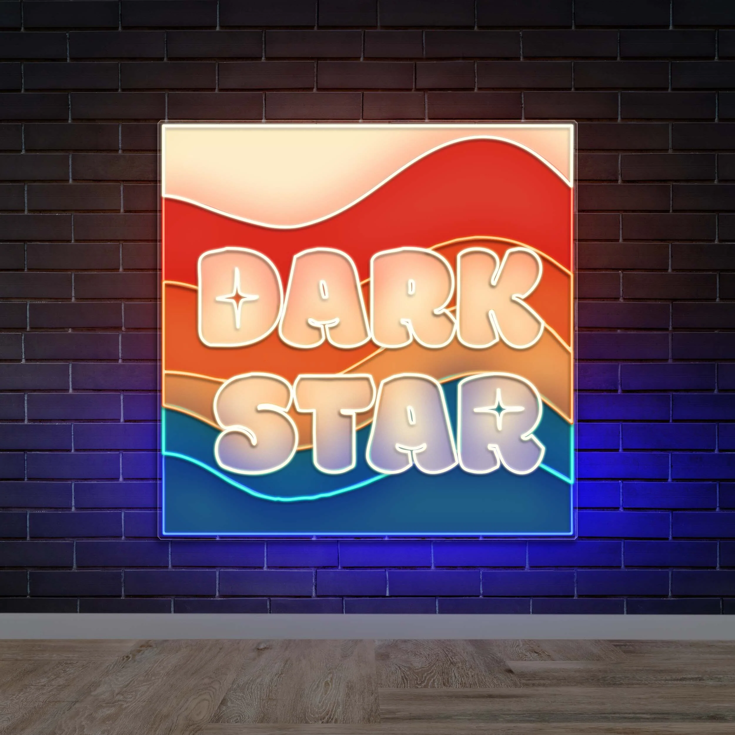 Dark Star - Premium Neon Artwork