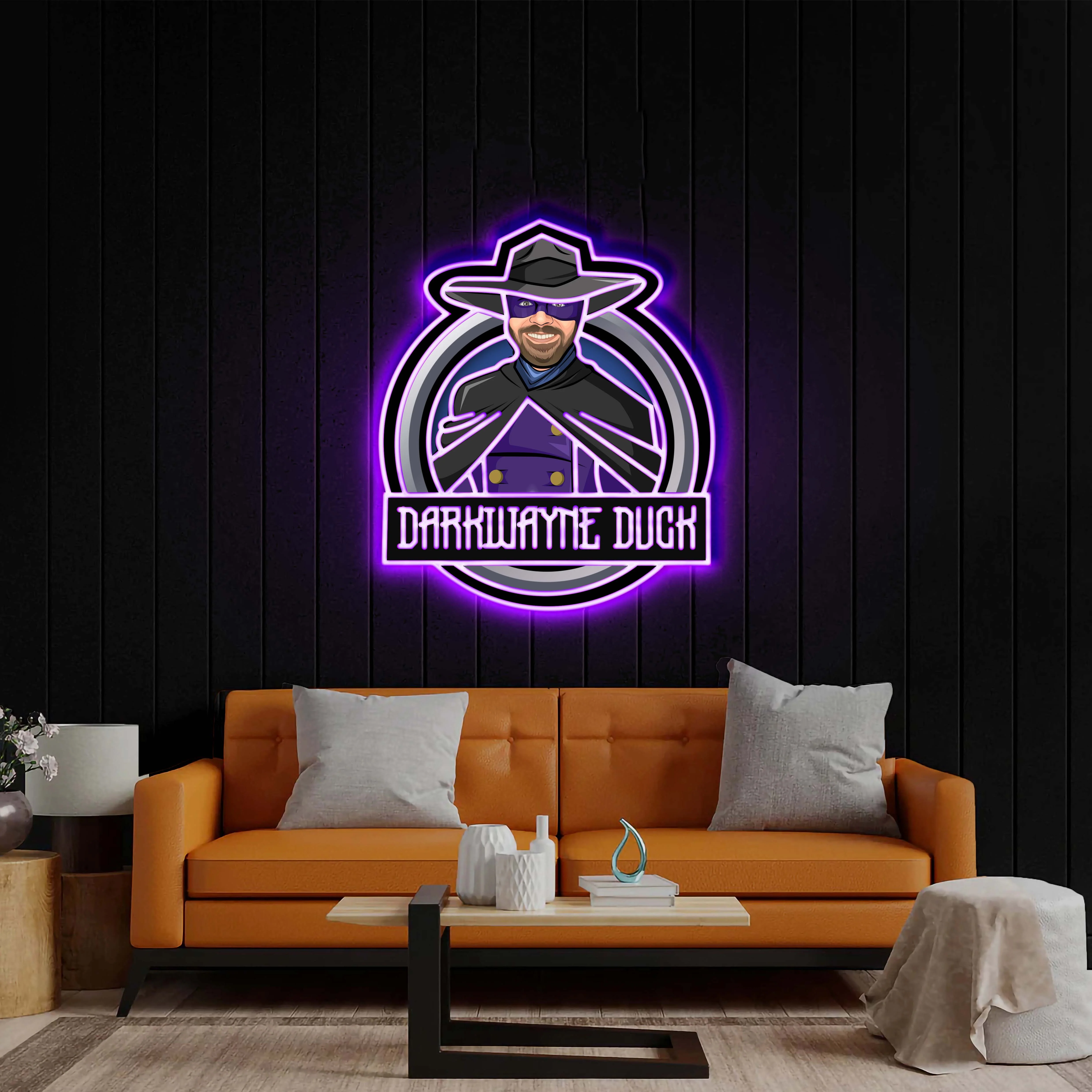 Darkwayne Duck - Premium Neon Artwork