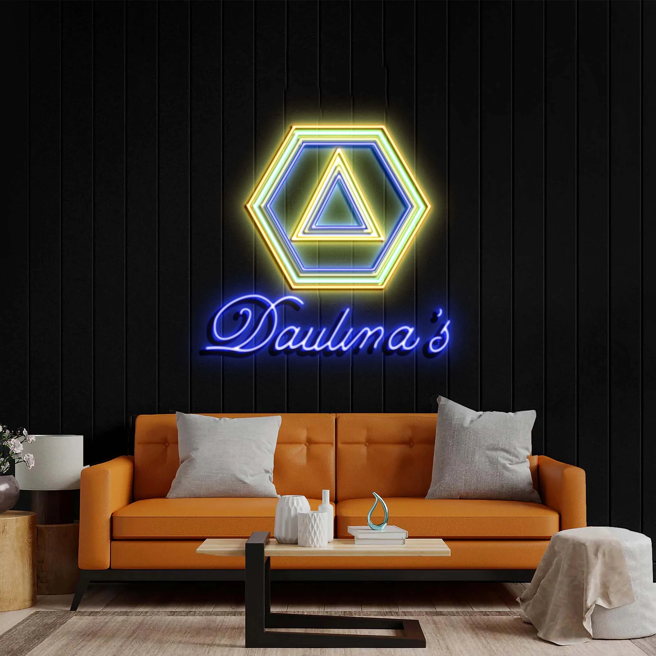 Daulina's - Premium Neon Artwork