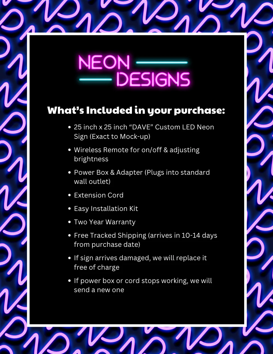DAVE - Premium Neon Artwork - Image 2