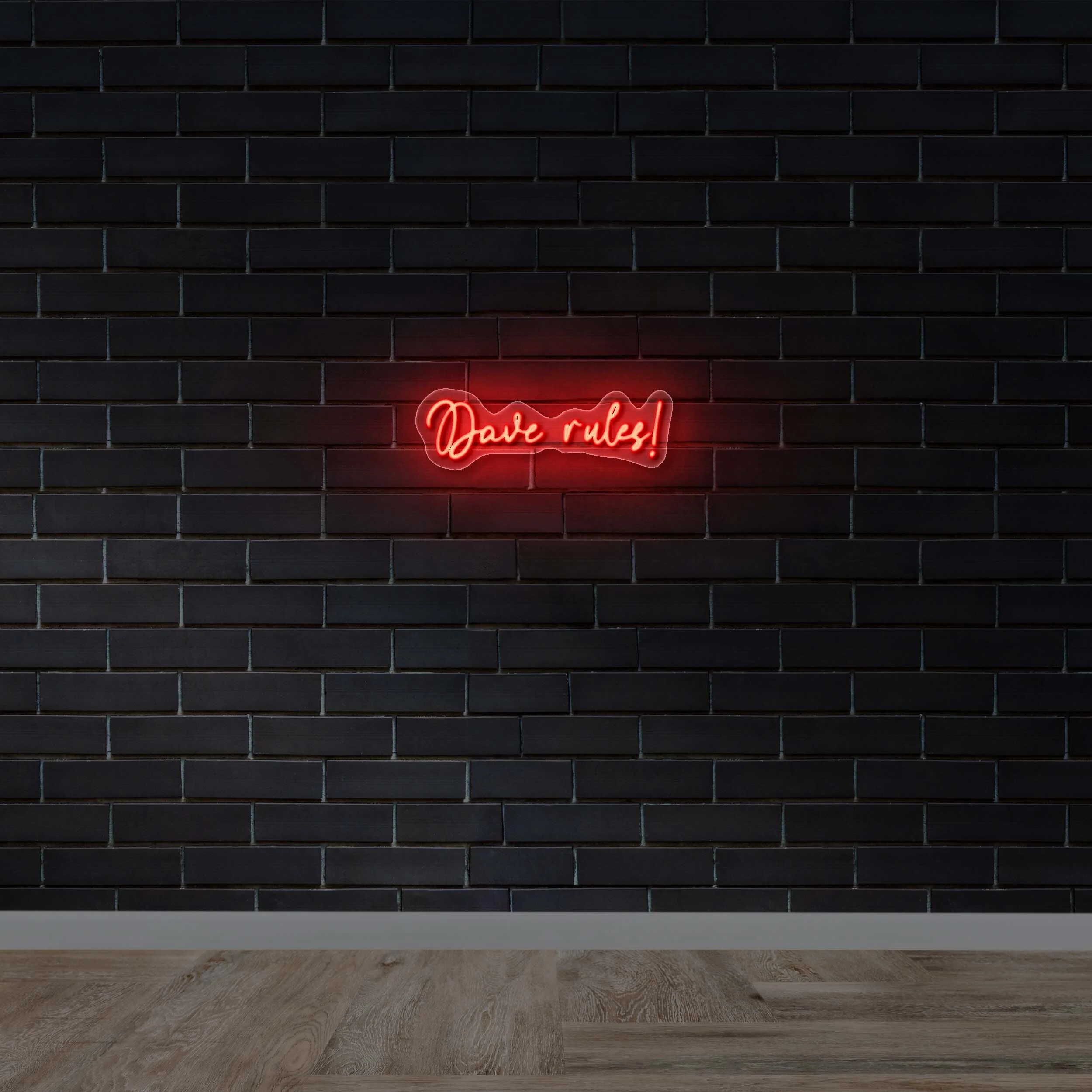 Dave Rules - Premium Neon Artwork