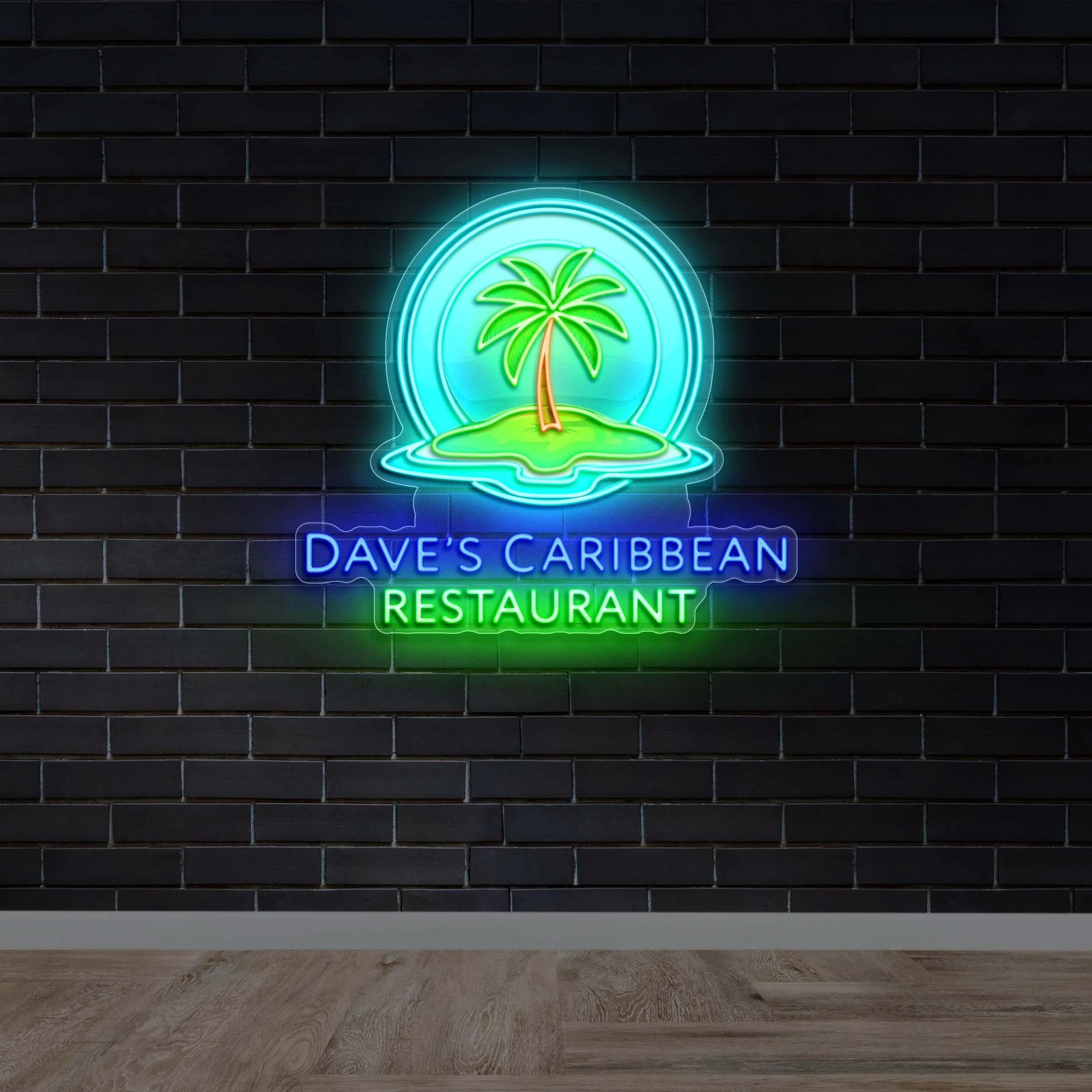 Dave’s Caribbean - Premium Neon Artwork