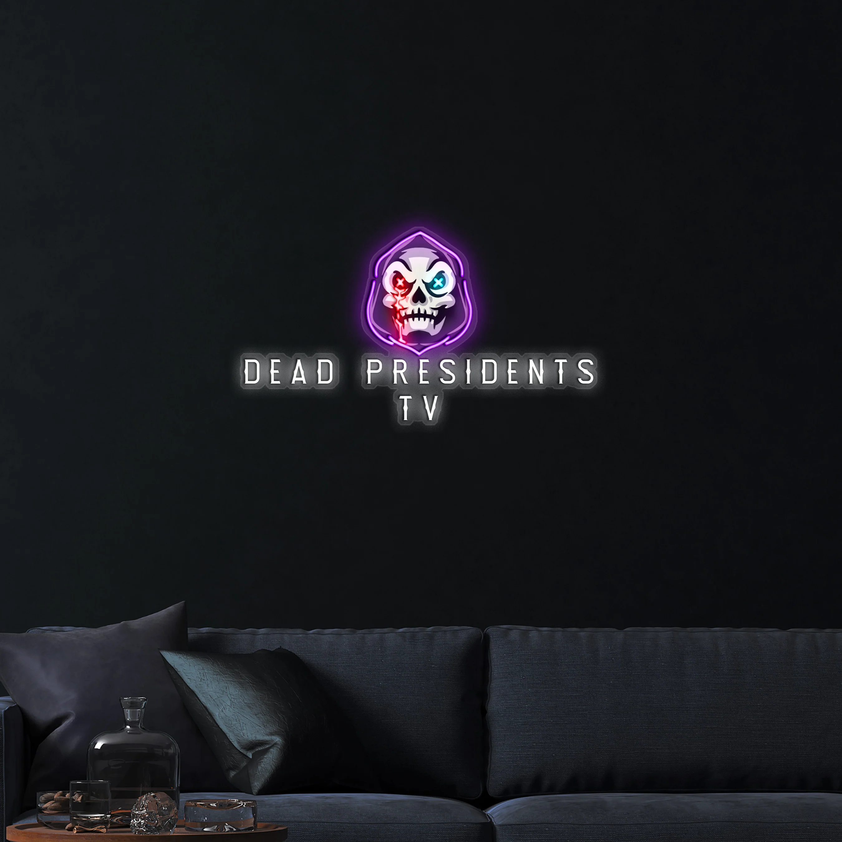 Dead Presidents TV – Premium Neon Artwork