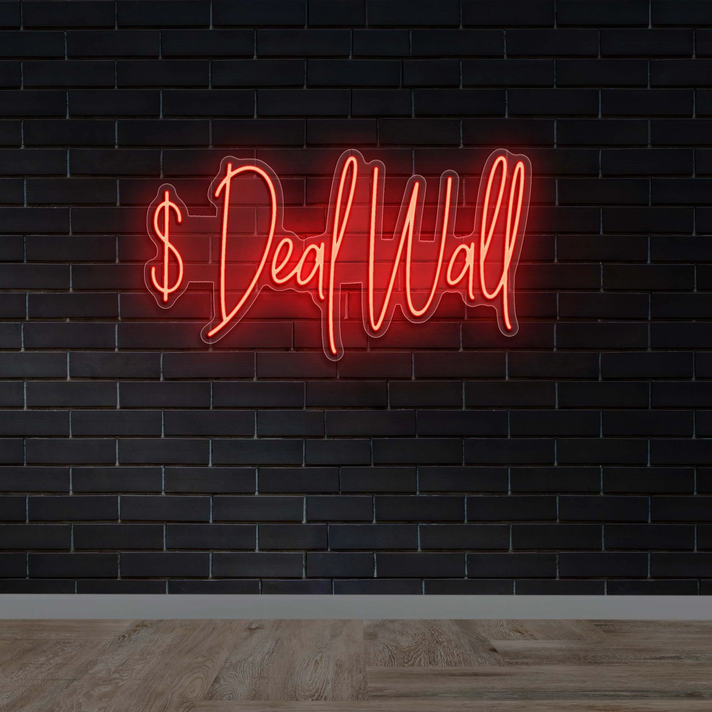$ Deal Wall | 2nd Version - Premium Neon Artwork