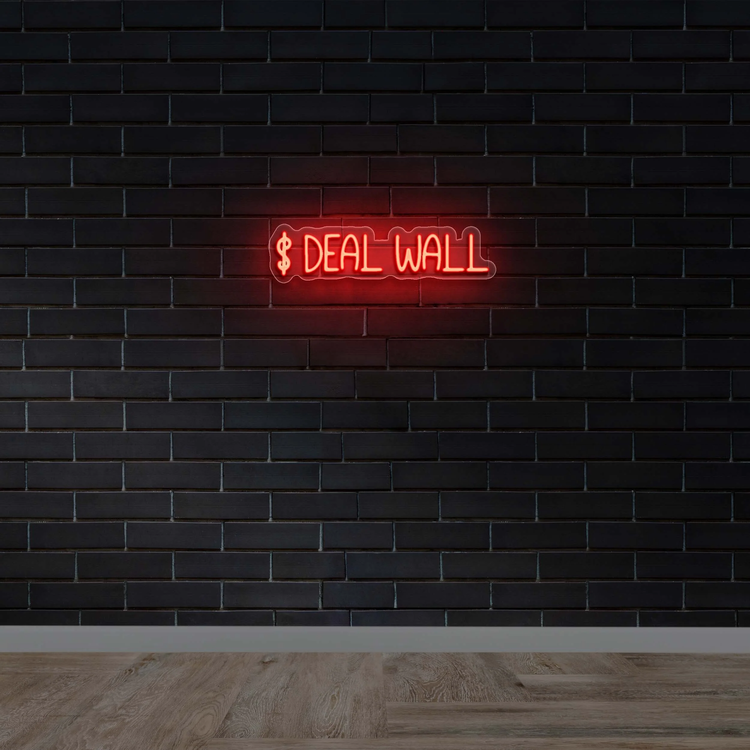 $ Deal Wall - Premium Neon Artwork