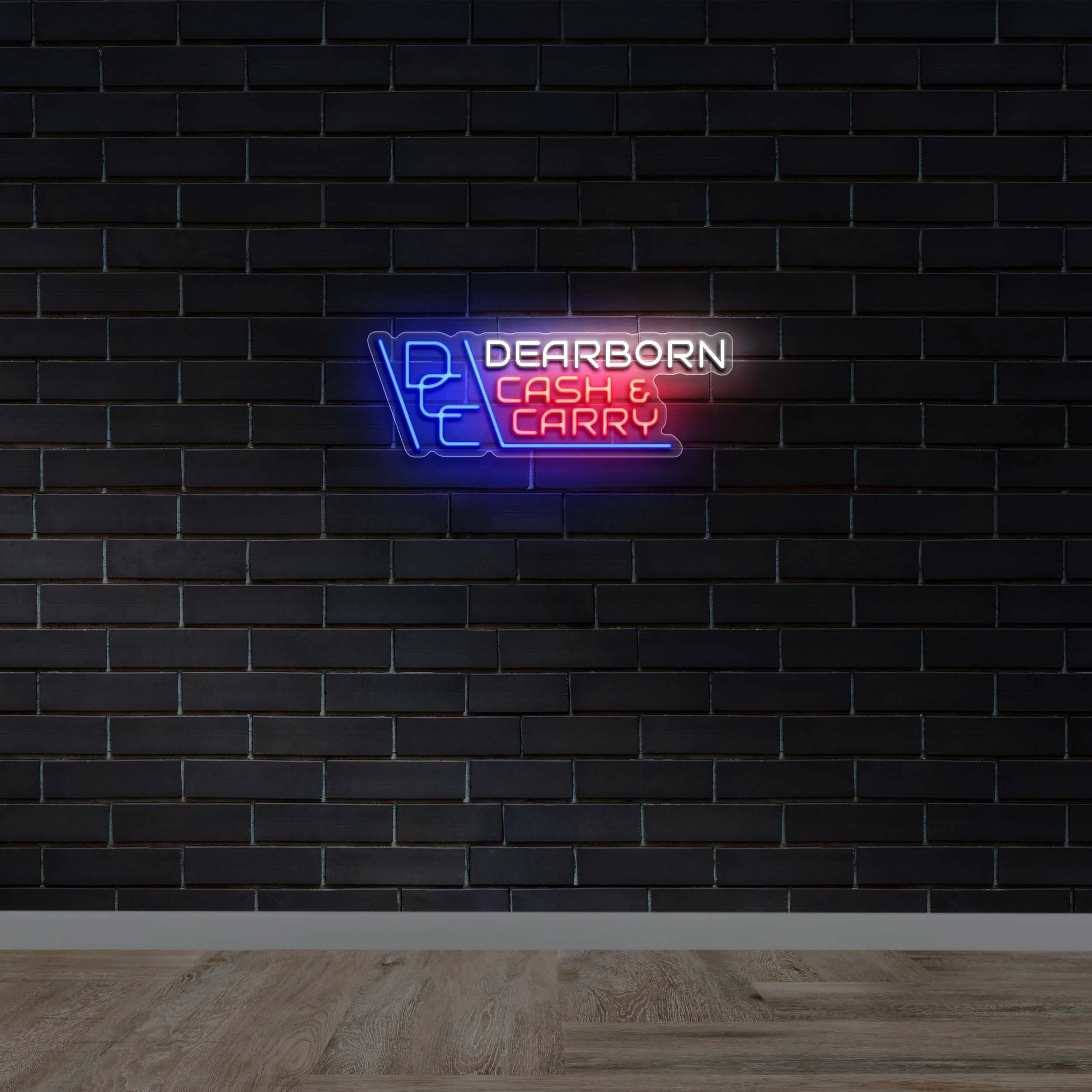 DEARBORN CASH & CARRY - Premium Neon Artwork - Image 3