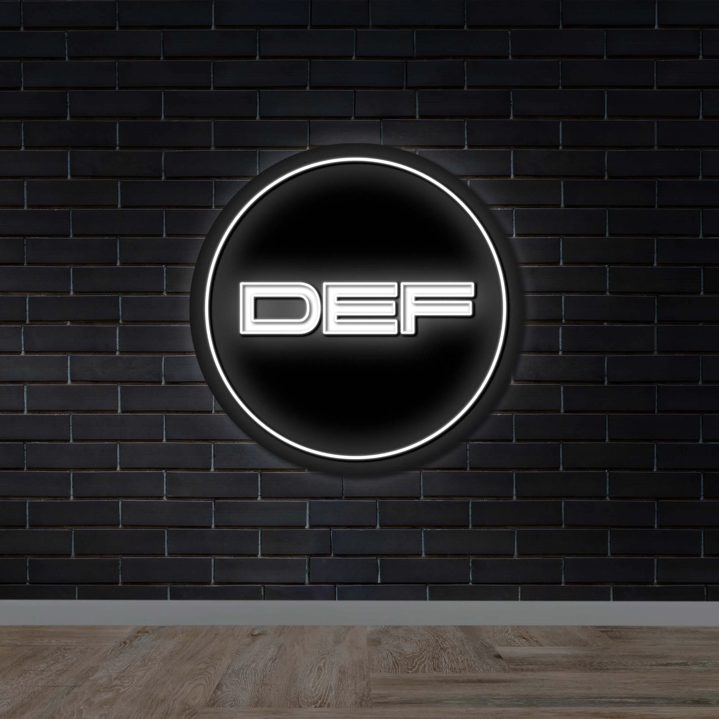 DEF - Premium Neon Artwork