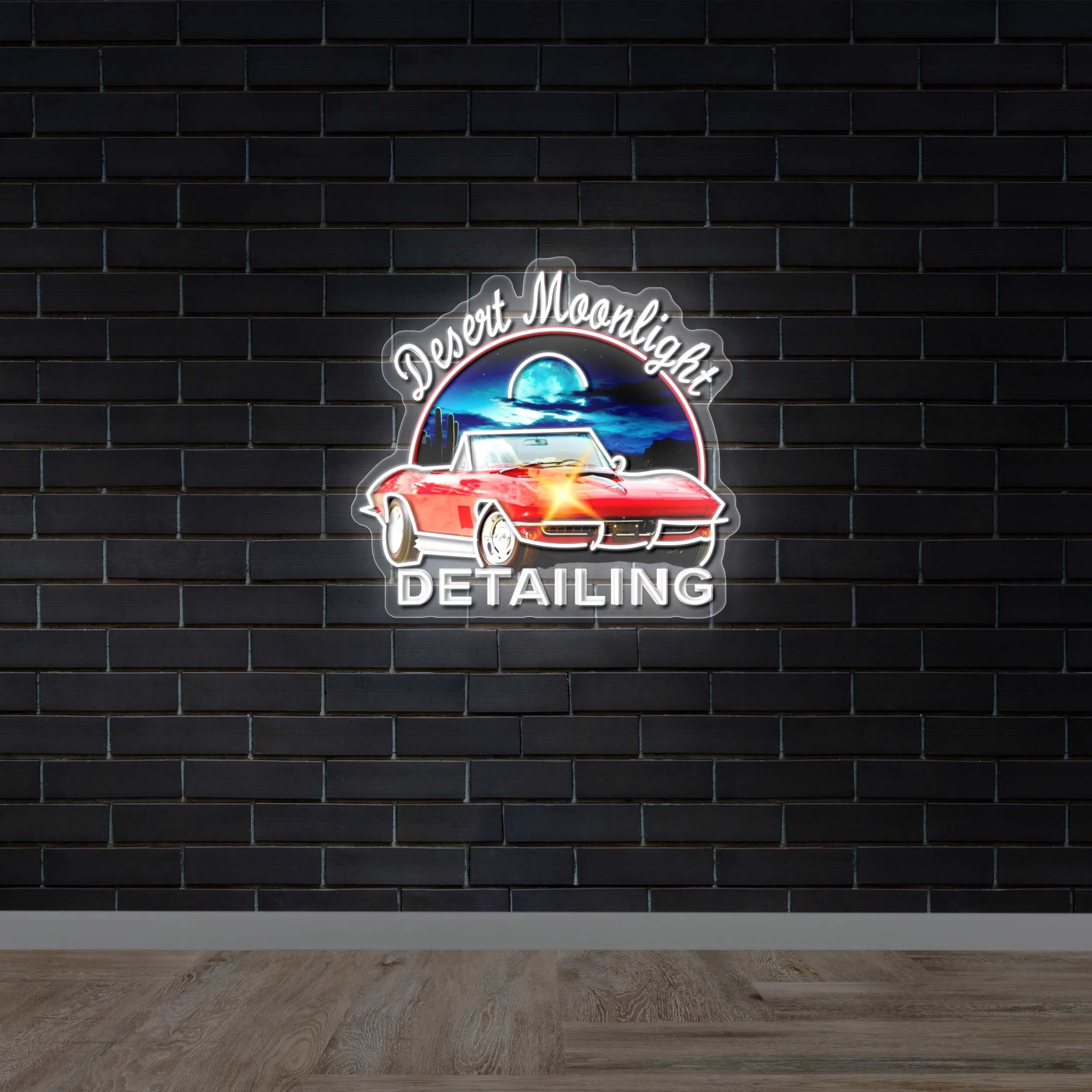 Desert Moonlight Detailing - Premium Neon Artwork