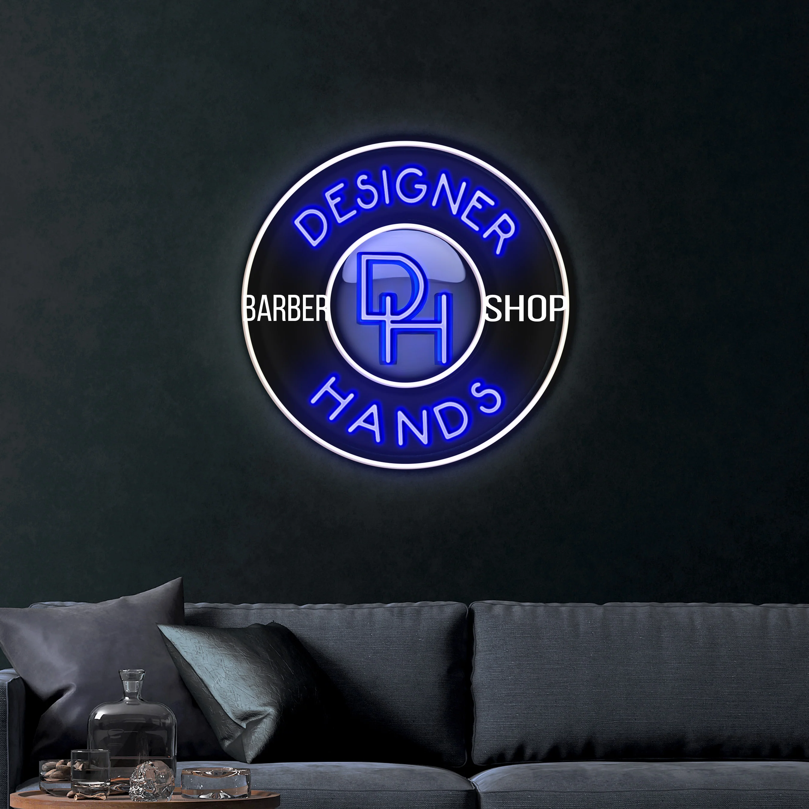 Designer Hands – Premium Neon Artwork