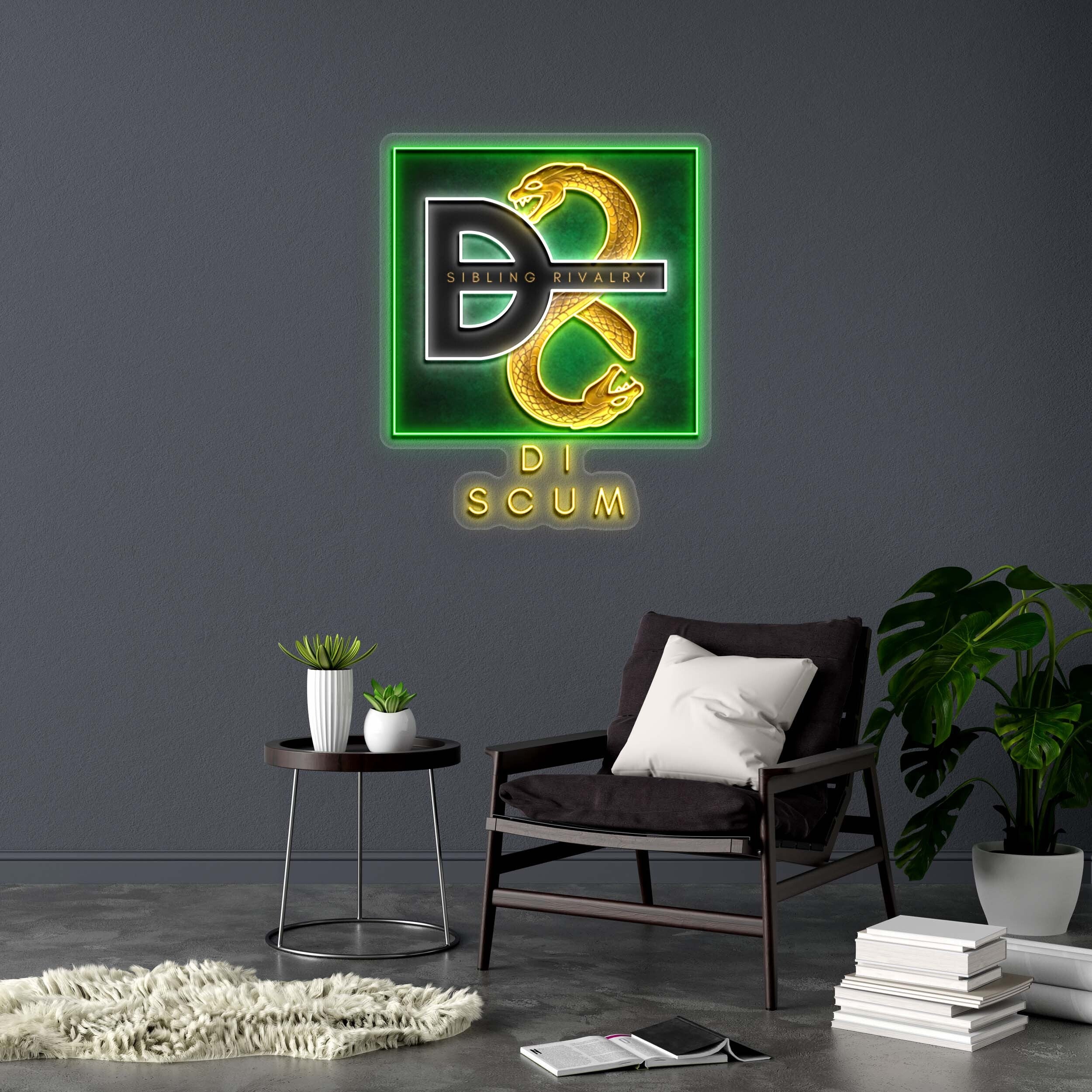DI SCUM - Premium Neon Artwork