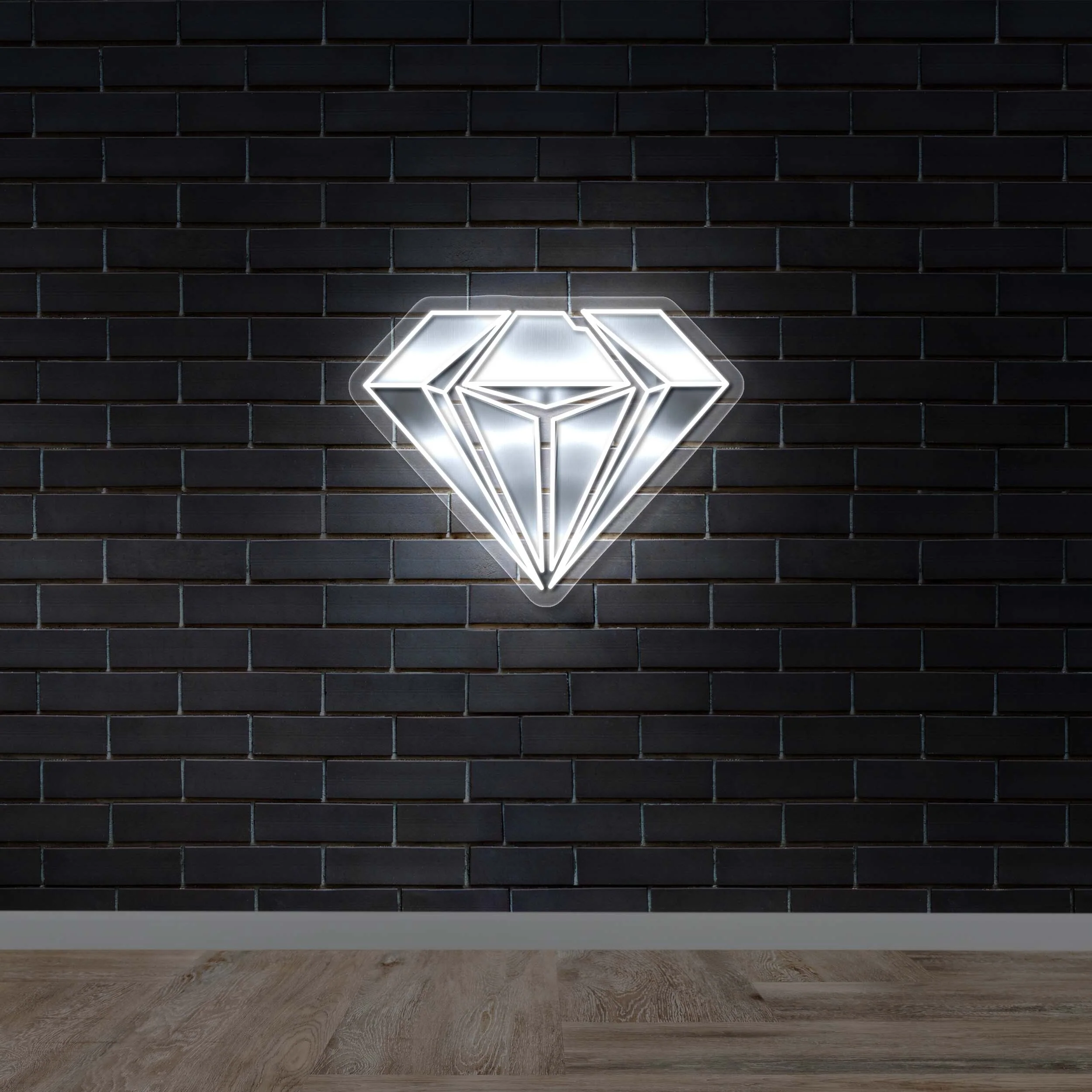 Diamond Steel -  Premium Neon Artwork