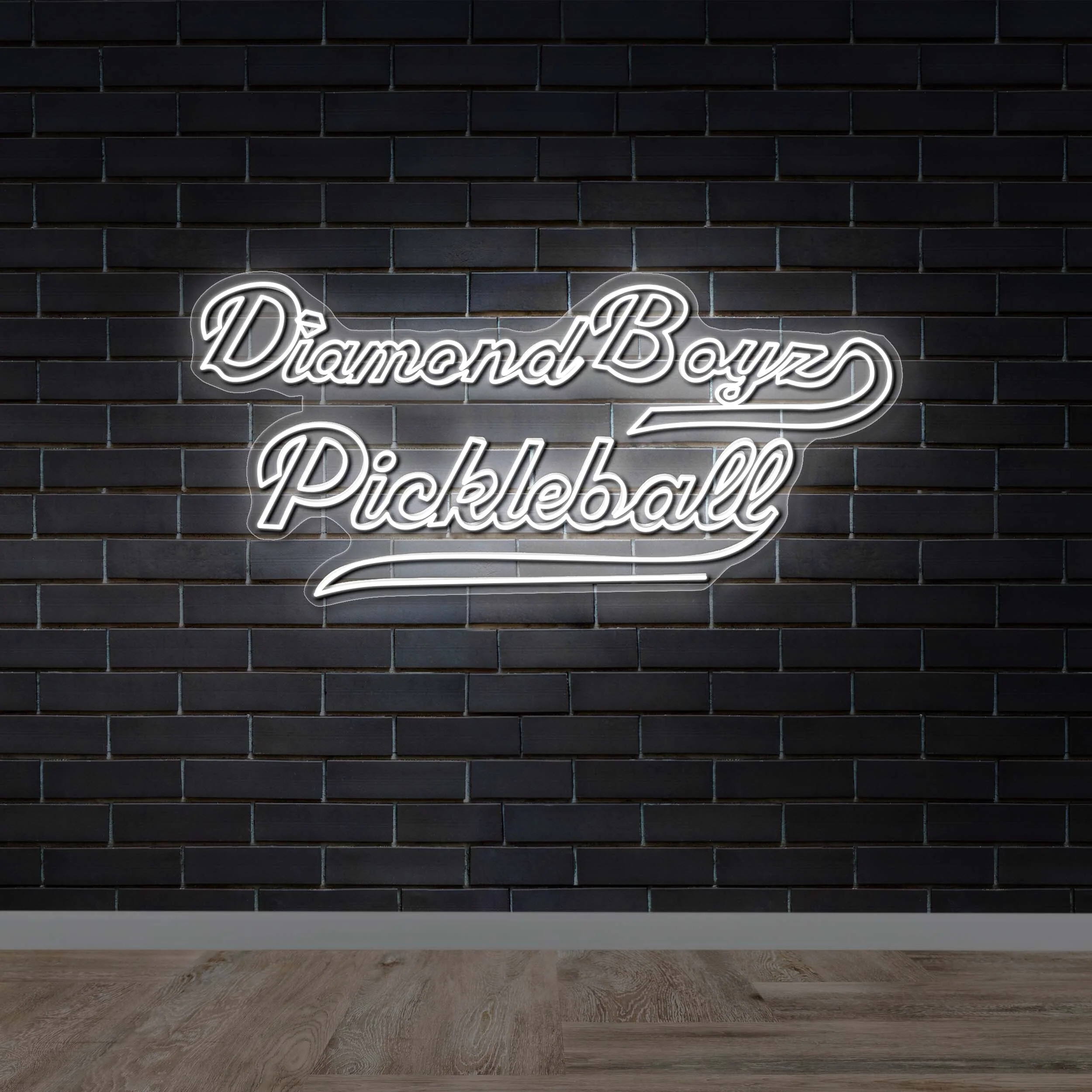 DIAMONDBOYZ PICKLEBALL (2nd version) - Premium Neon Artwork