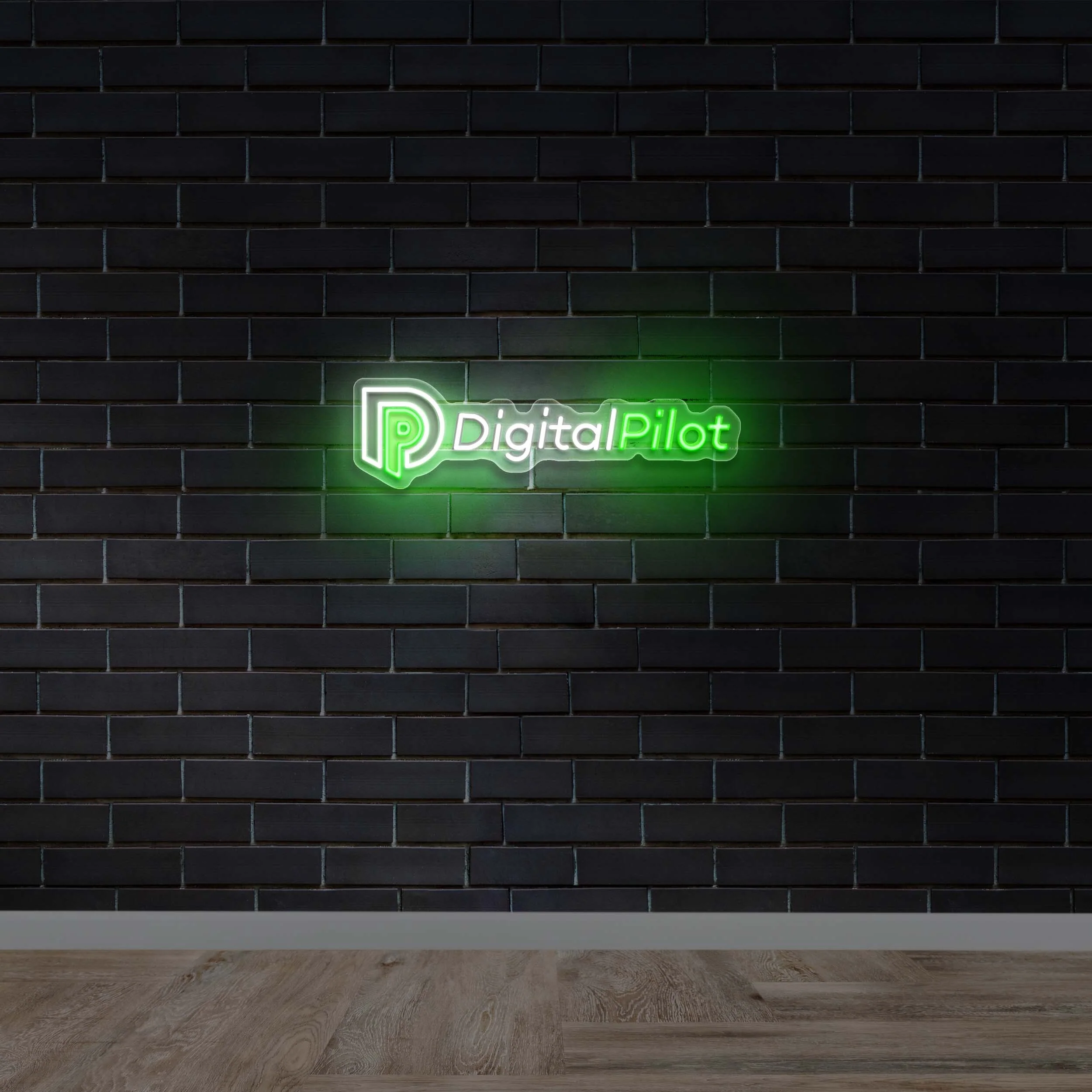Digital Pilot - Premium Neon Artwork