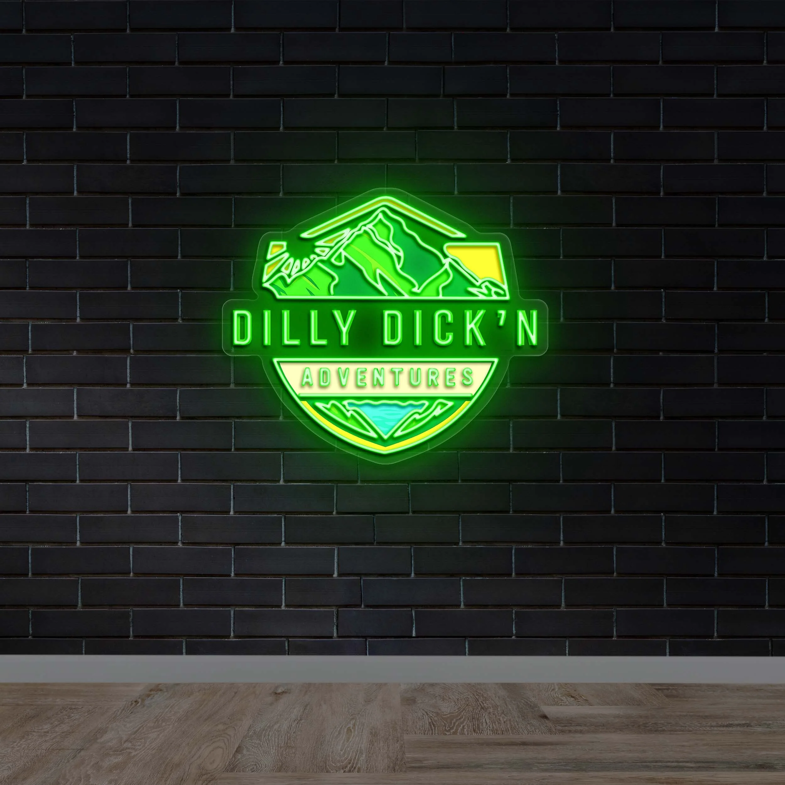 DILLY DICK'N - Premium Neon Artwork