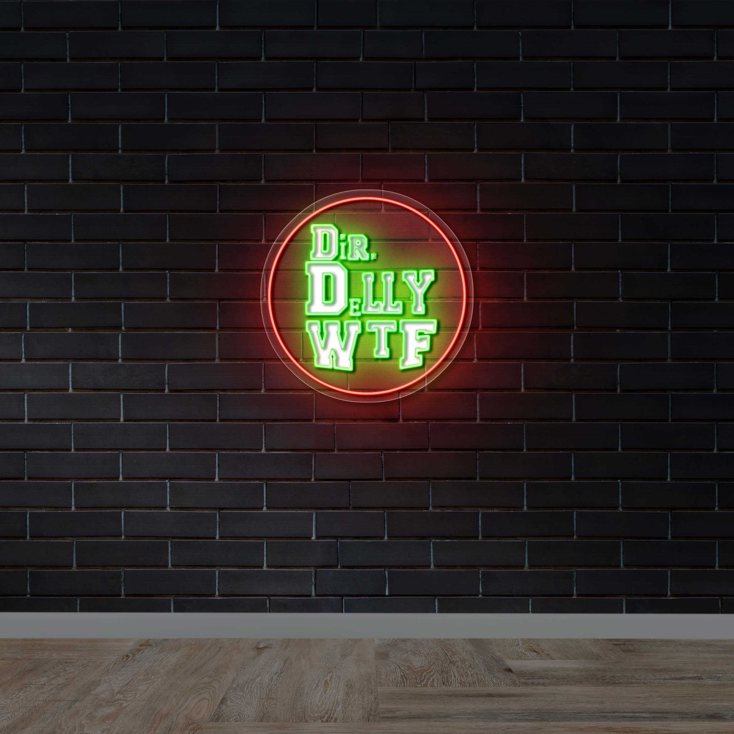 Dir Delly WTF - Premium Neon Artwork - Image 2