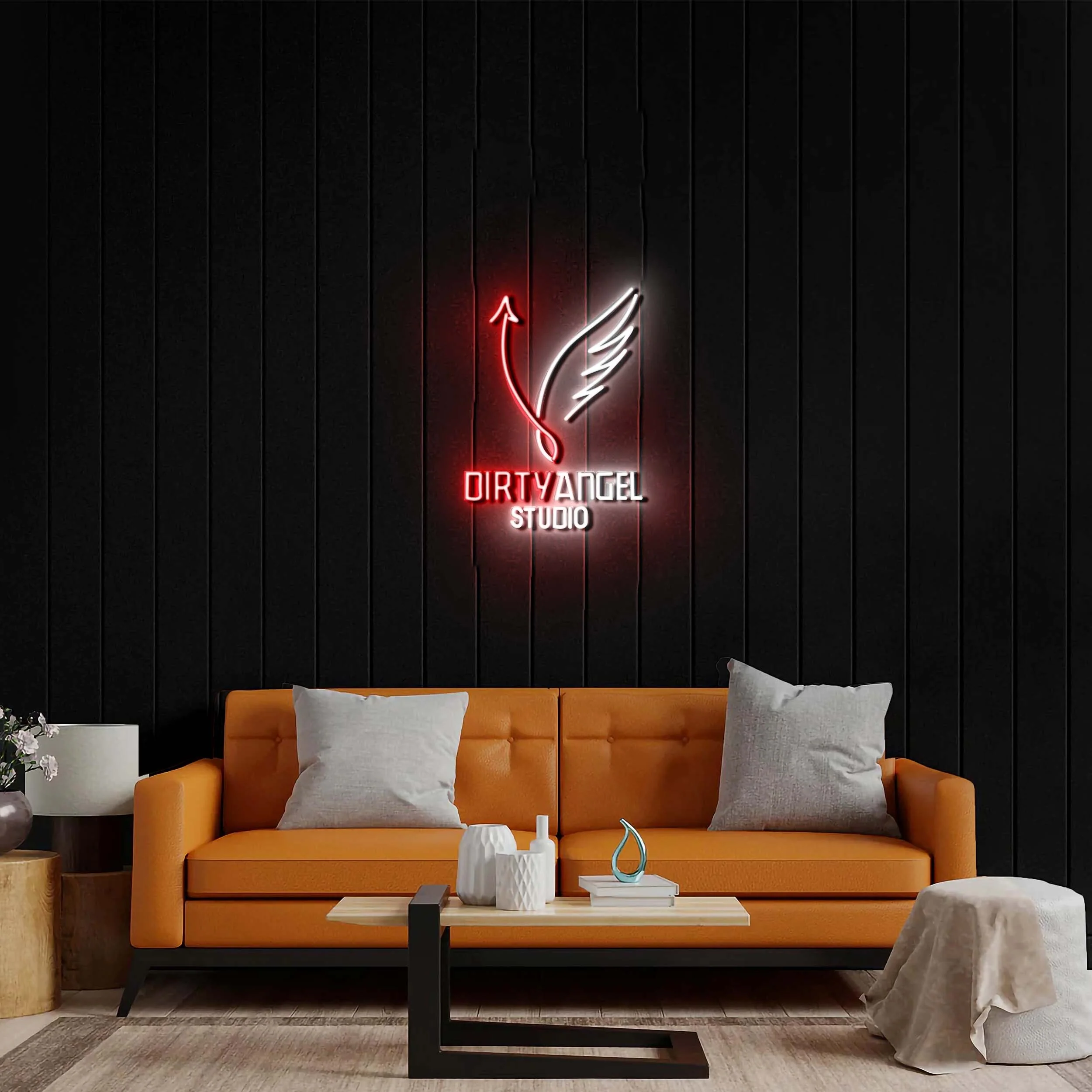 DIRTY ANGEL - Premium Neon Artwork