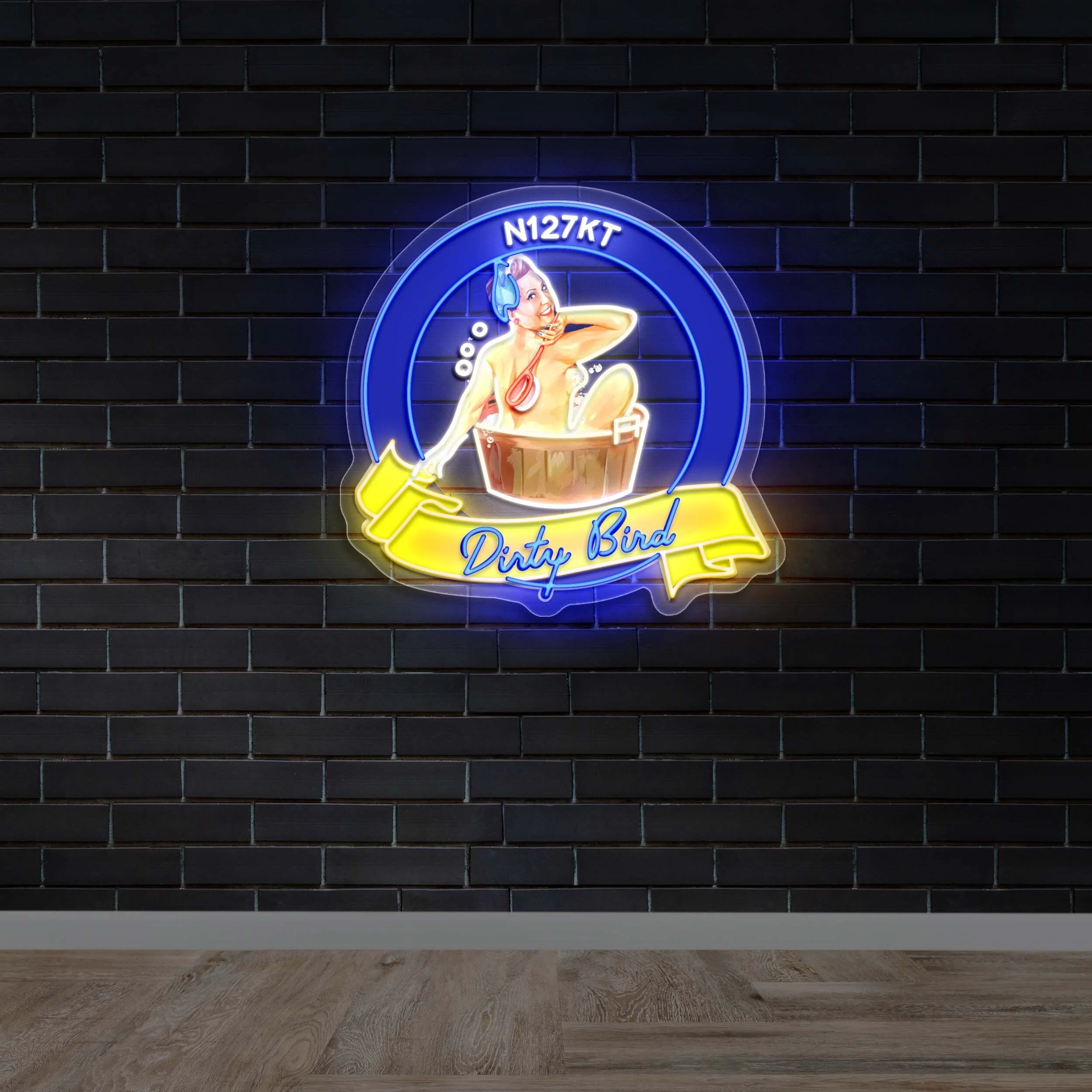Dirty Bird - Premium Neon Artwork