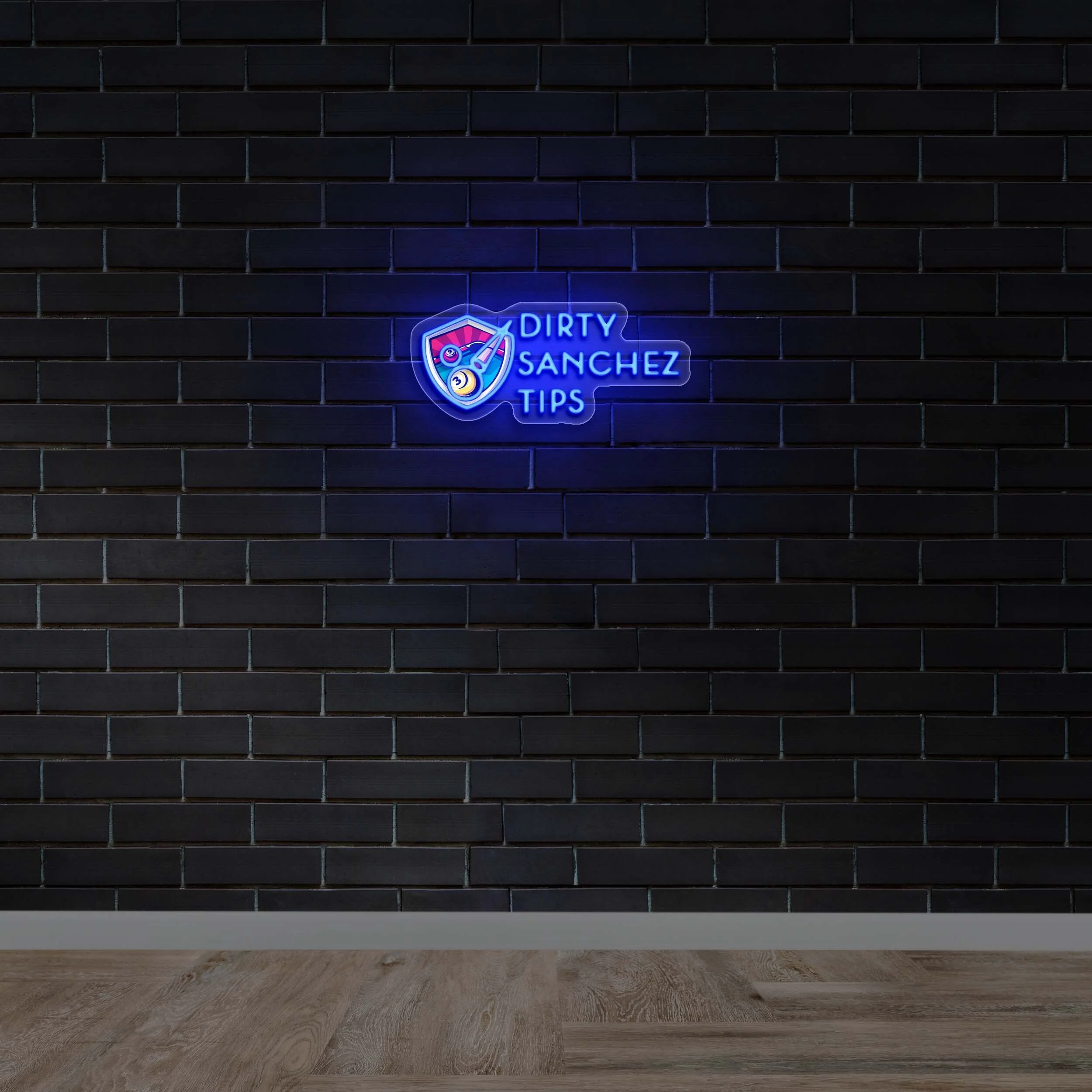 DIRTY SANCHEZ TIPS - Premium Neon Artwork