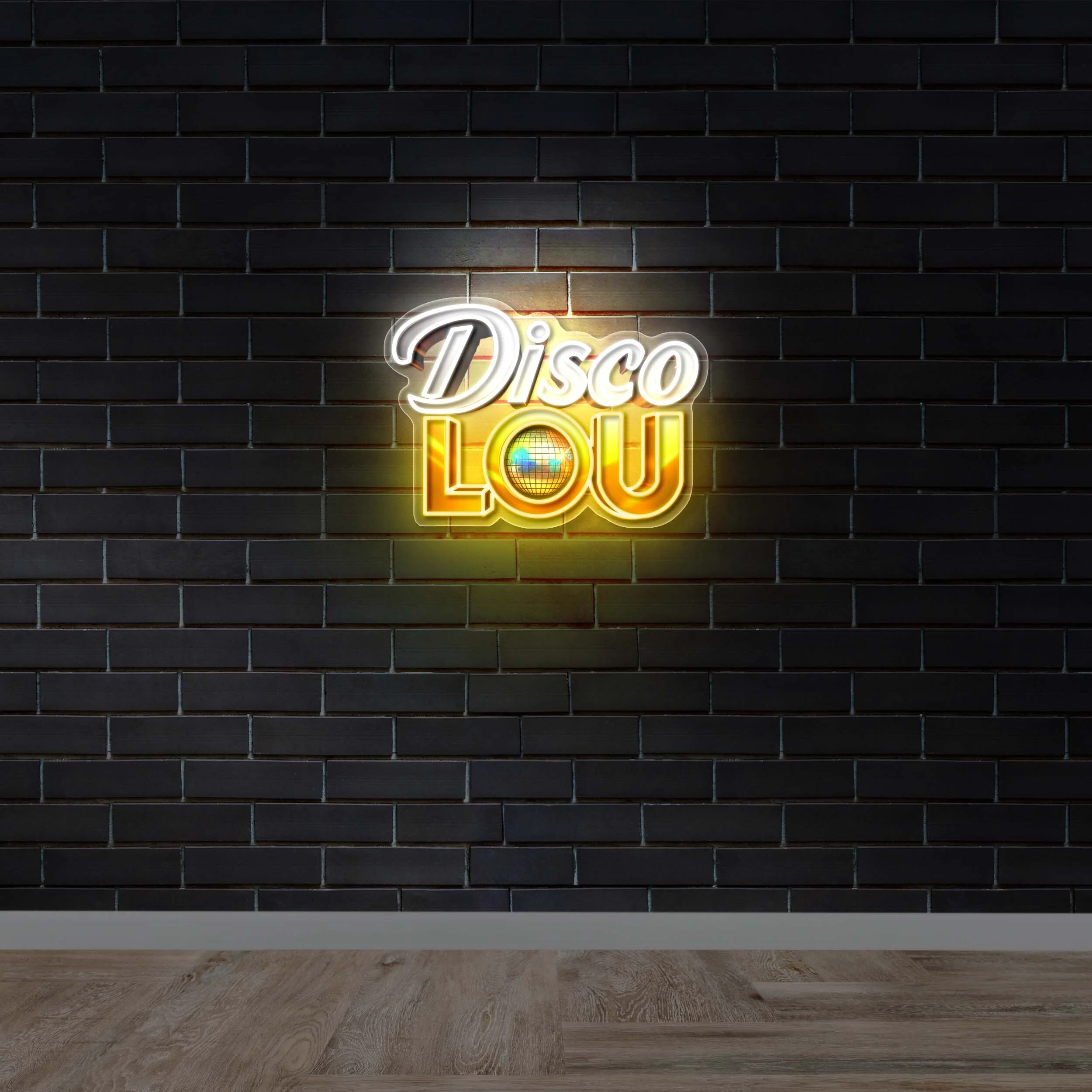 Disco LOU - Premium Neon Artwork