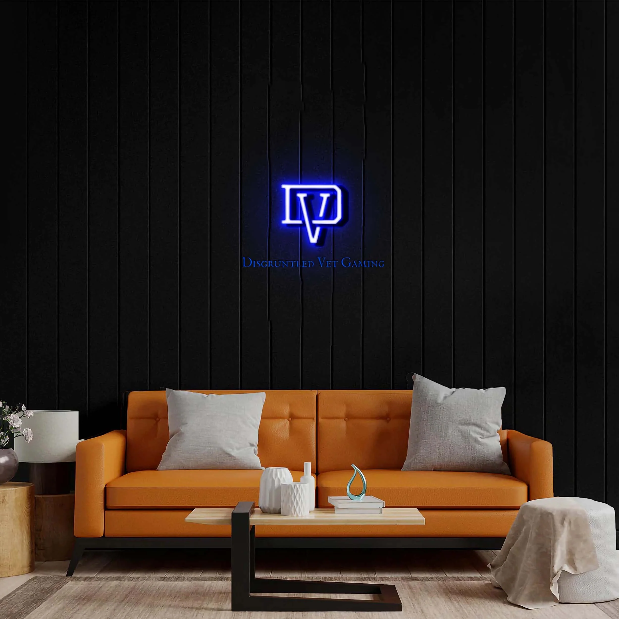 Disgruntled Vet Gaming - Premium Neon Artwork