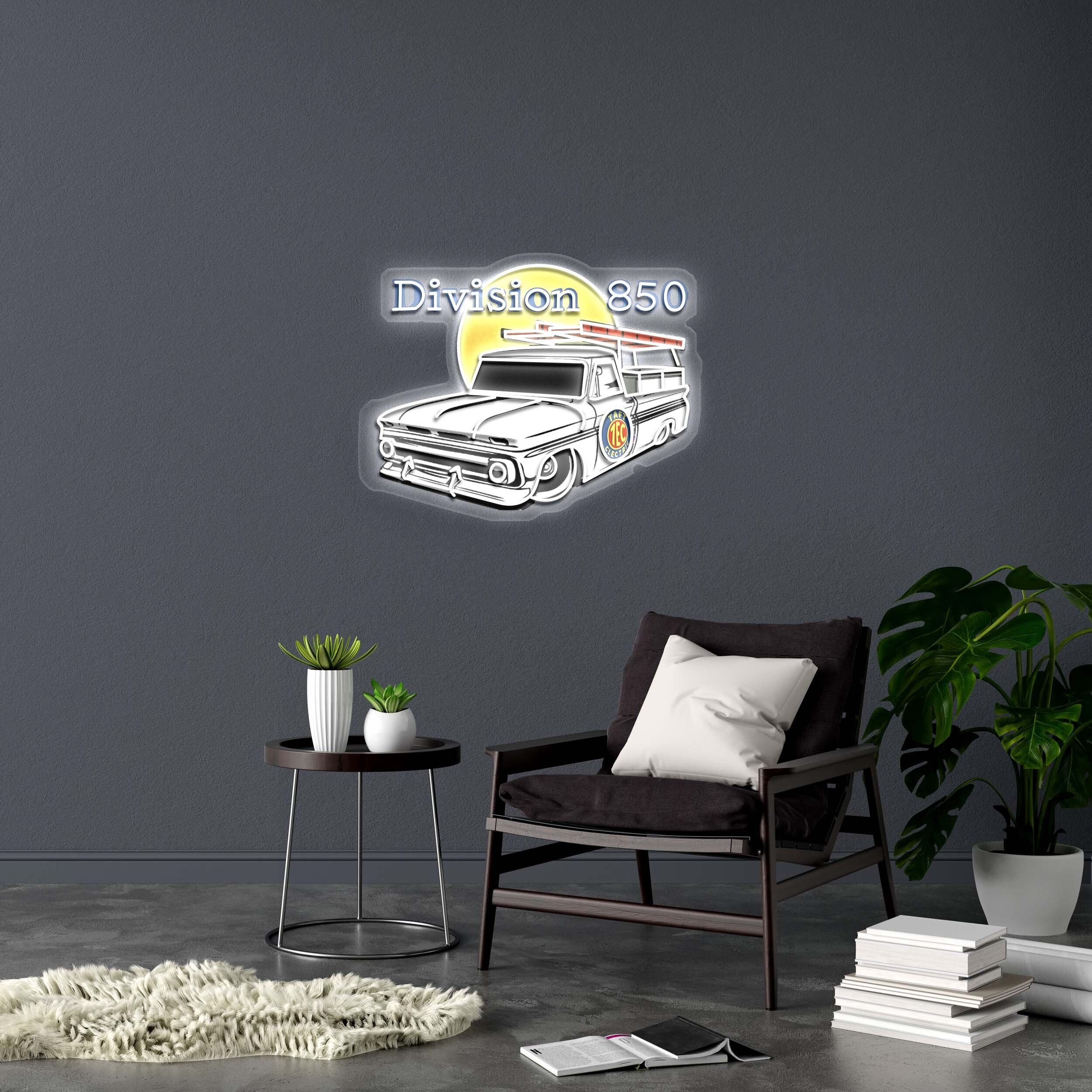 Division 850 | 2nd Version - Premium Neon Artwork