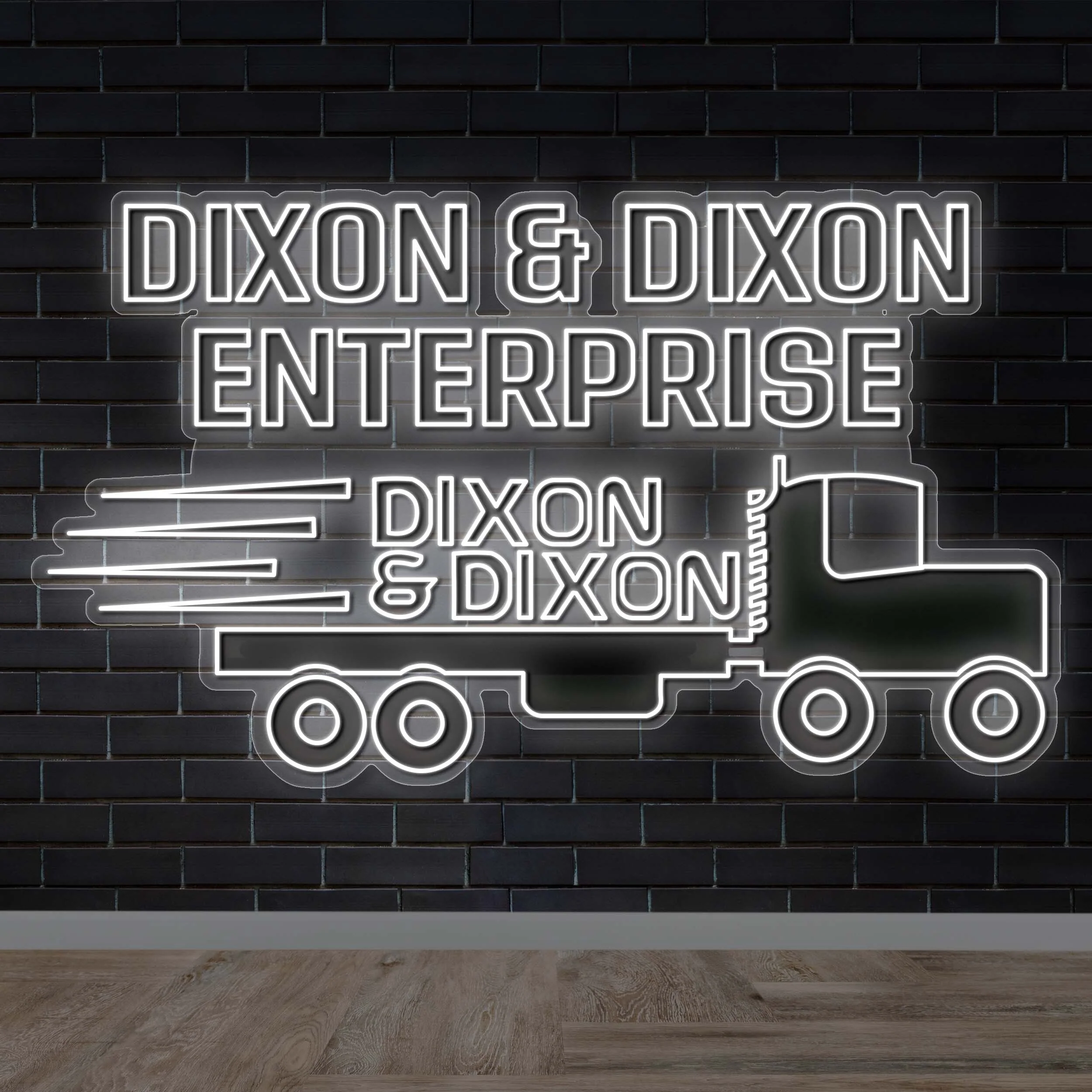 DIXON & DIXON ENTERPRISE - Premium Neon Artwork