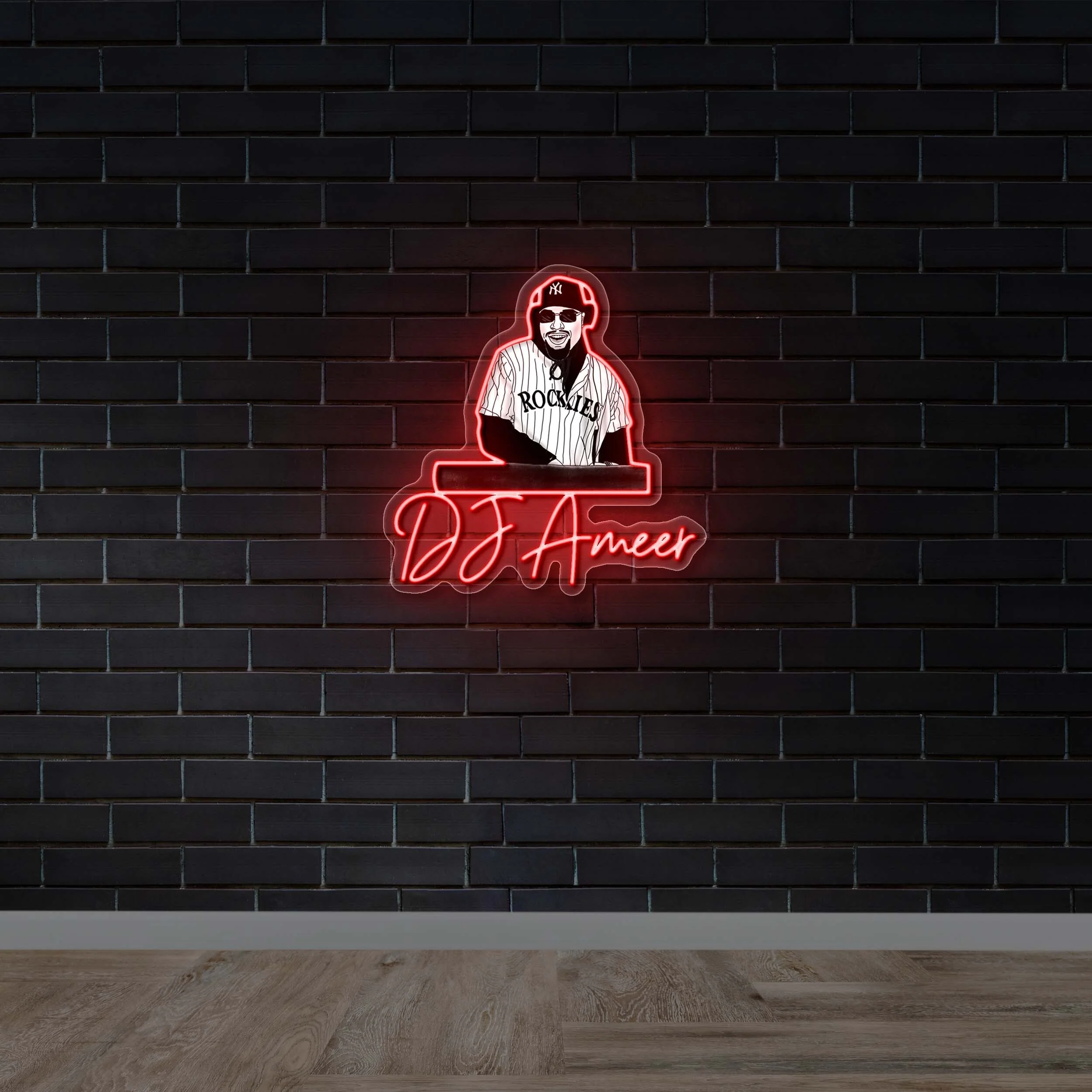 DJ Ameer - Premium Neon Artwork