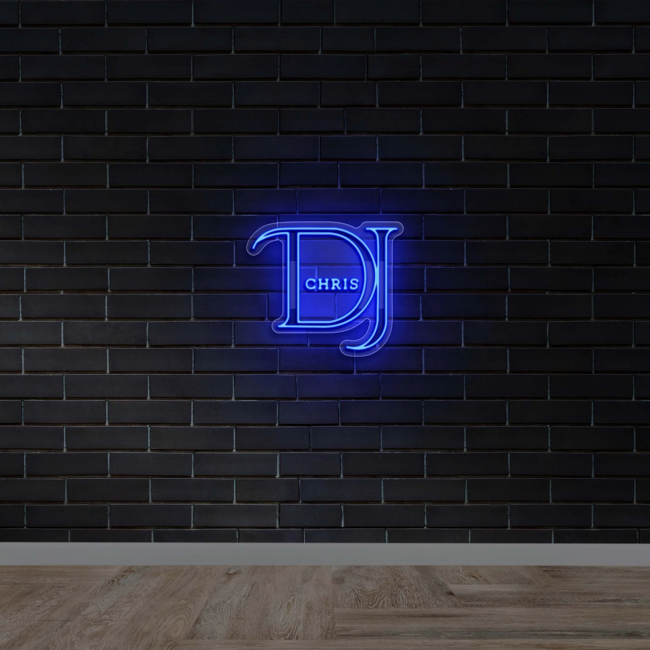 DJ CHRIS - Premium Neon Artwork
