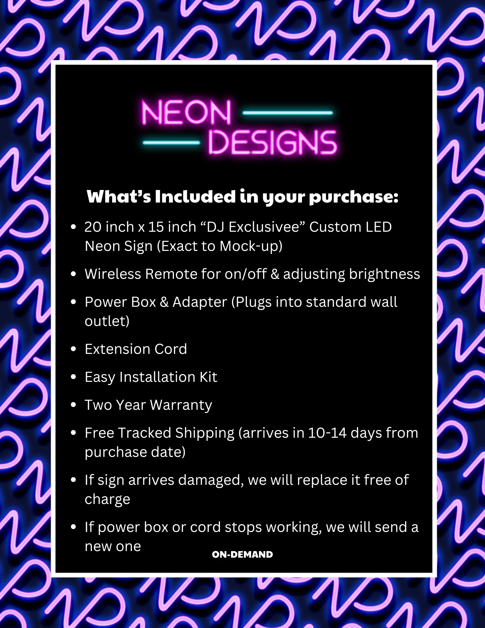 DJ Exclusivee - Premium Neon Artwork - Image 2