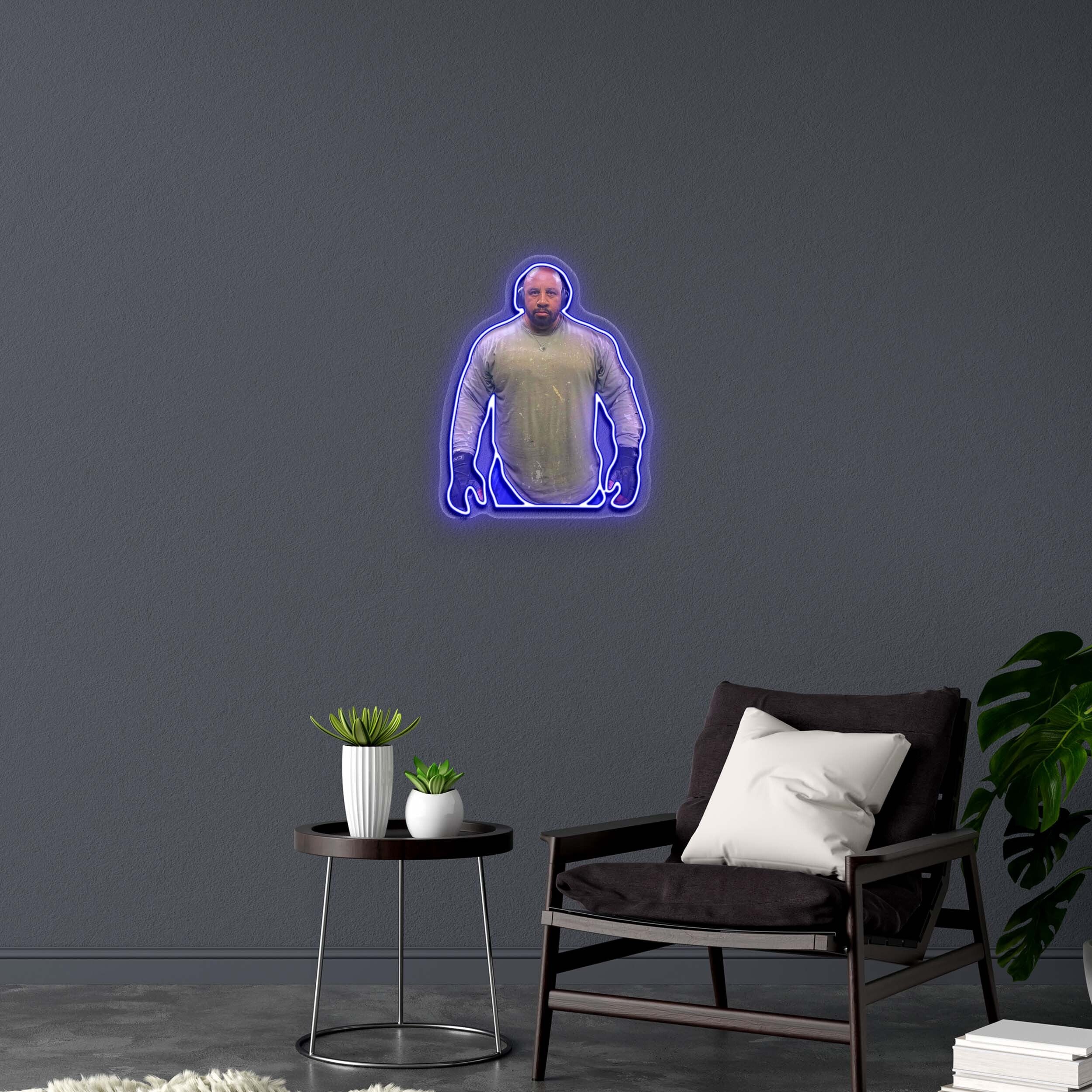 Dj Hercules image only - Premium Neon Artwork