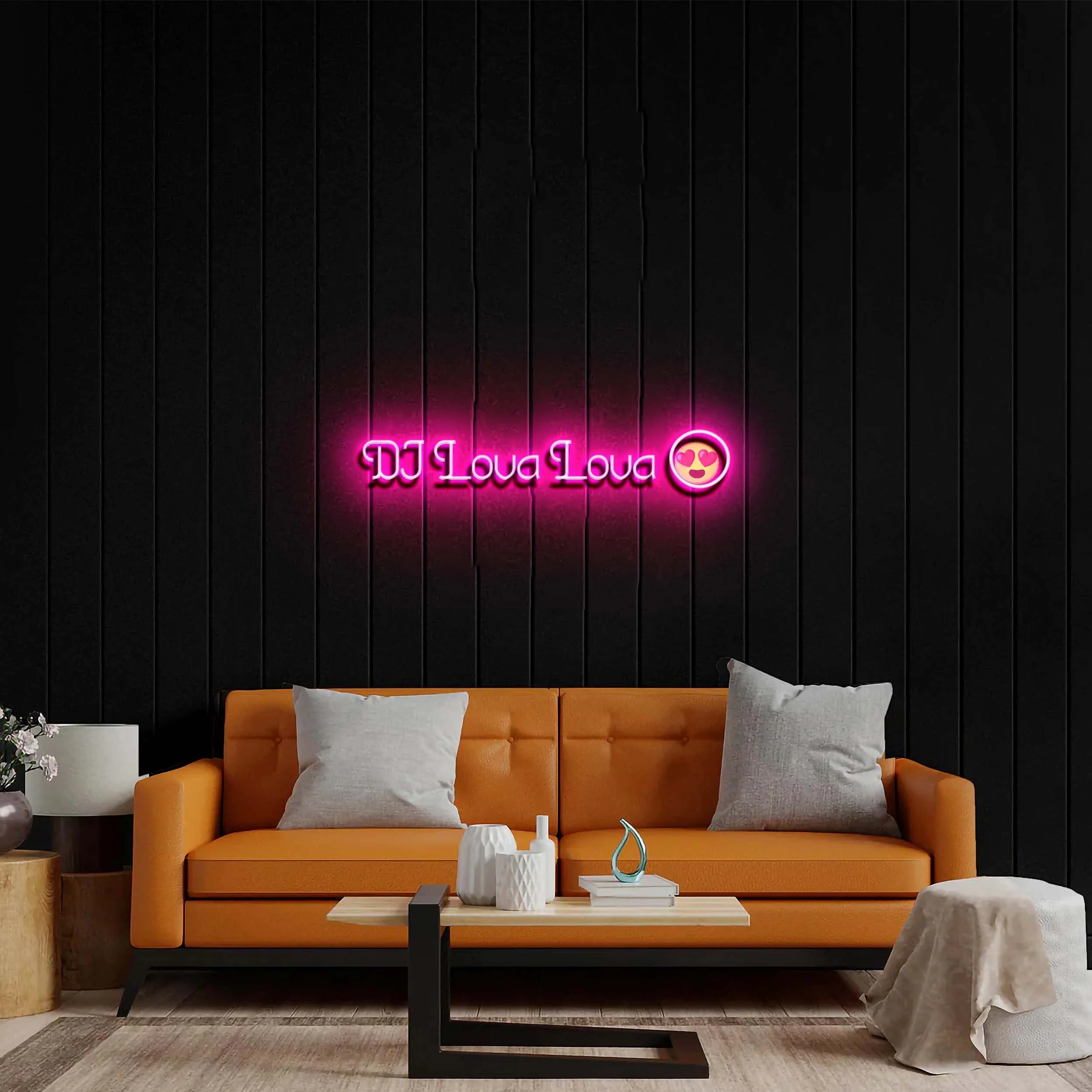 DJ Lova Lova - Premium Neon Artwork