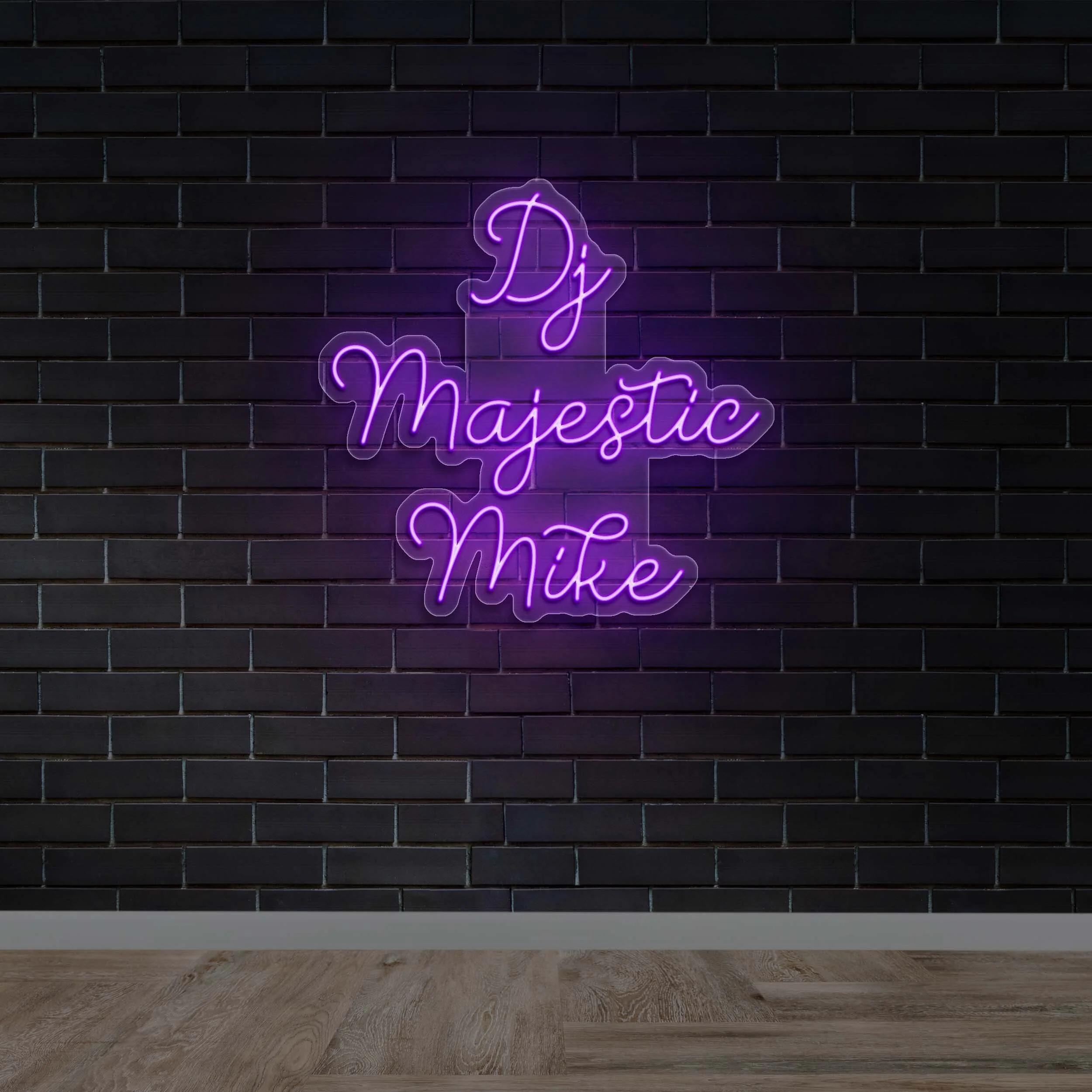 DJ Majestic Mike | 2nd Version - Premium Neon Artwork