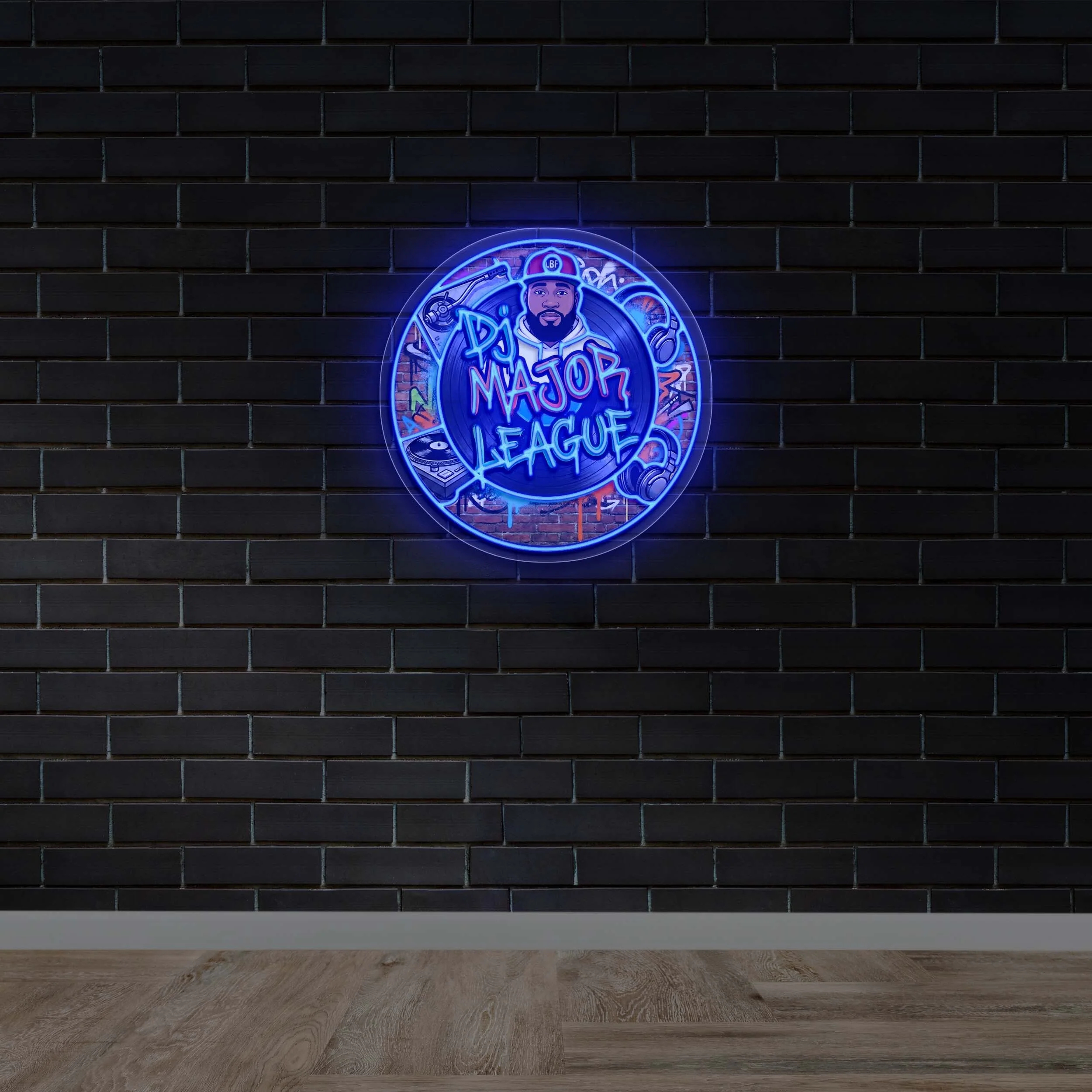 DJ MAJOR LEAGUE - Premium Neon Artwork